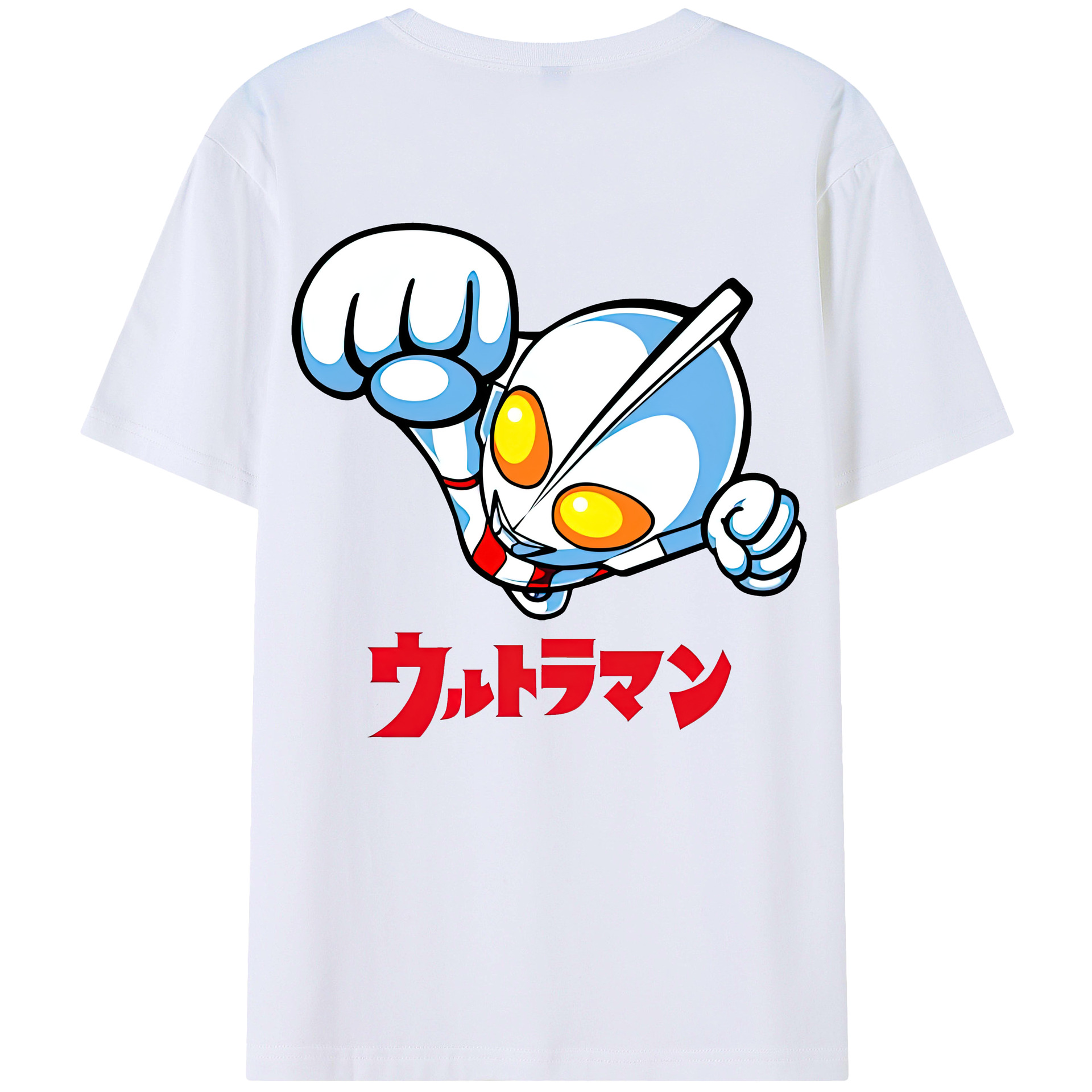 （画像用） ウルトラマン Ultraman 綿100％半袖Tシャツ（背面プリント）