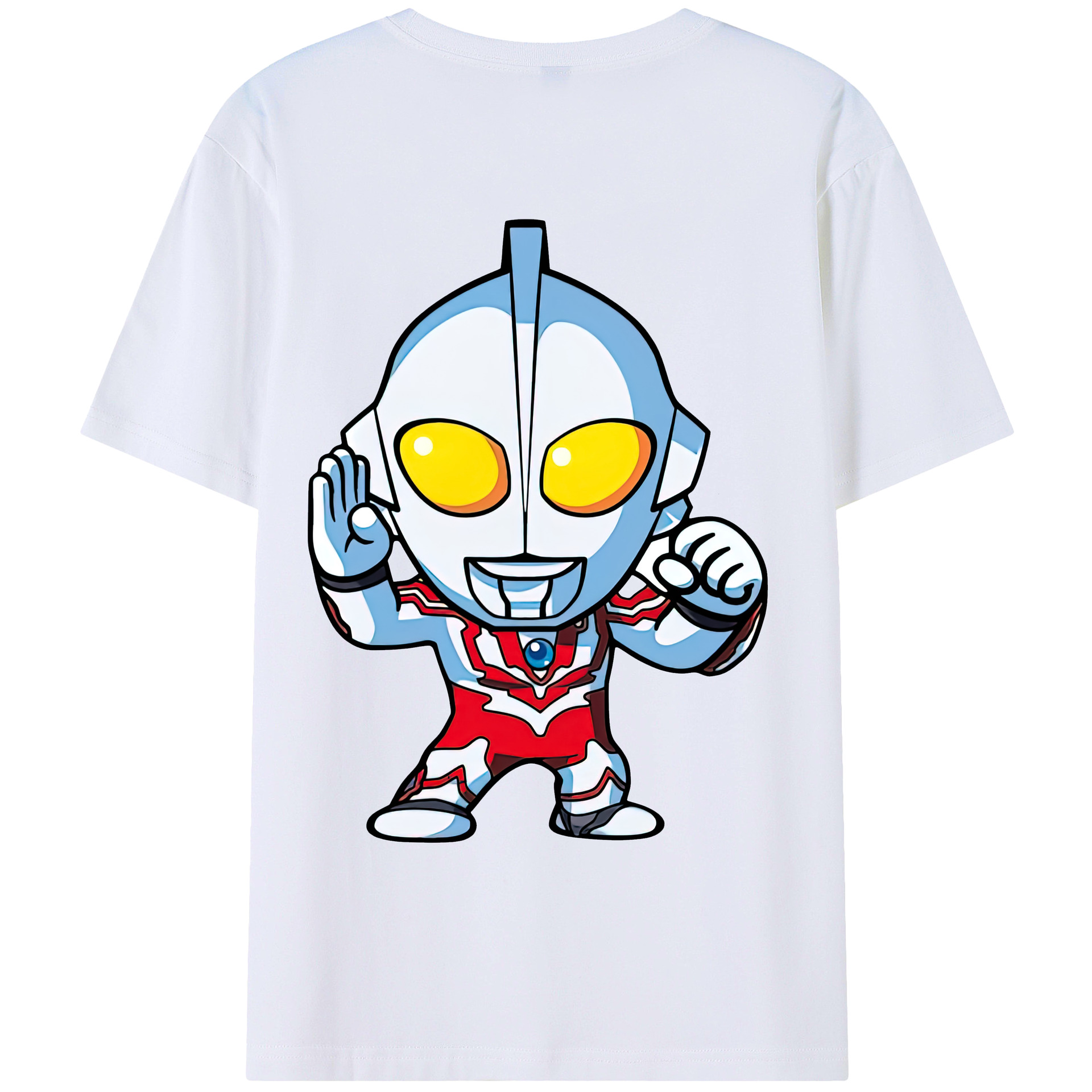 （画像用） ウルトラマン Ultraman 綿100％半袖Tシャツ（背面プリント）