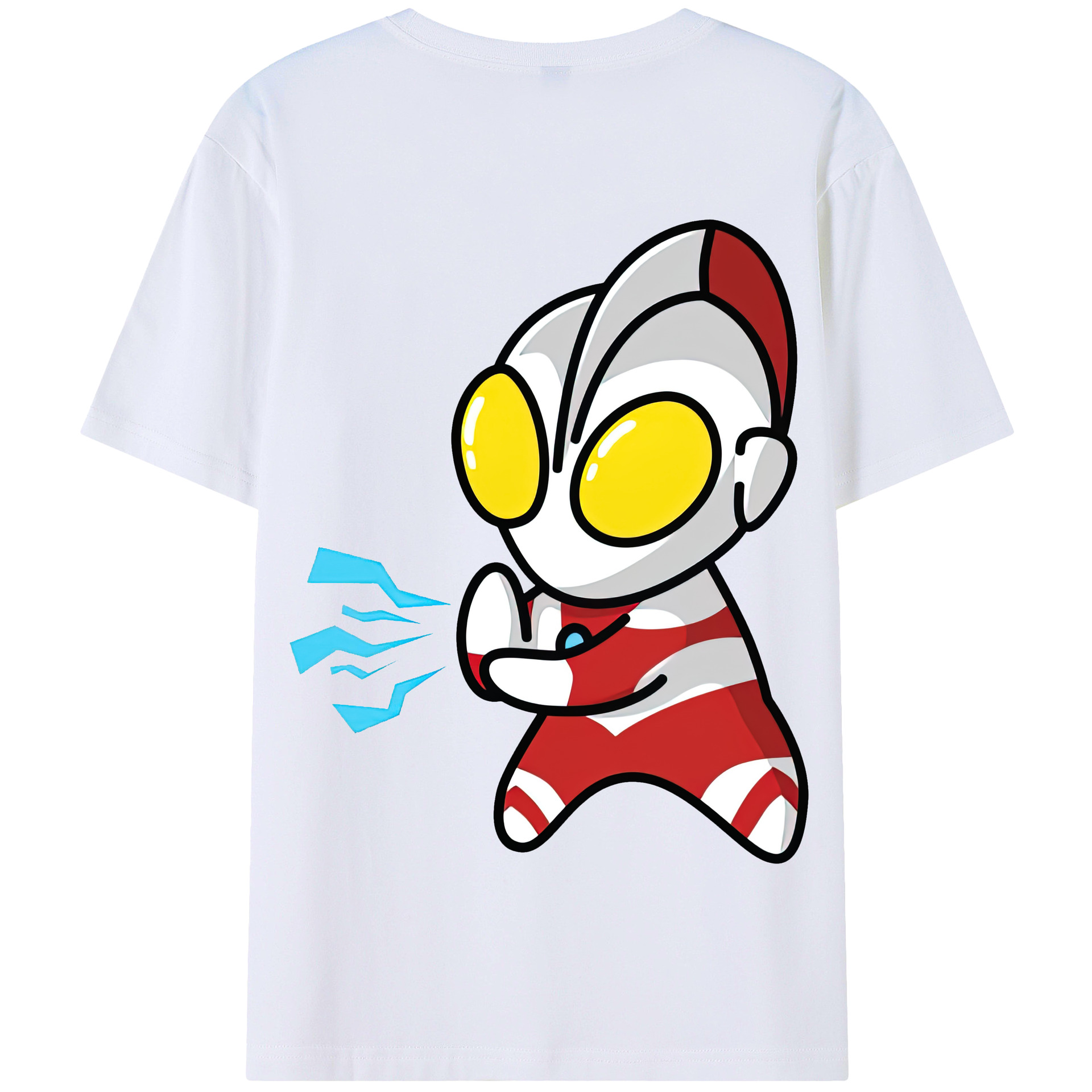 （画像用） ウルトラマン Ultraman 綿100％半袖Tシャツ（背面プリント）