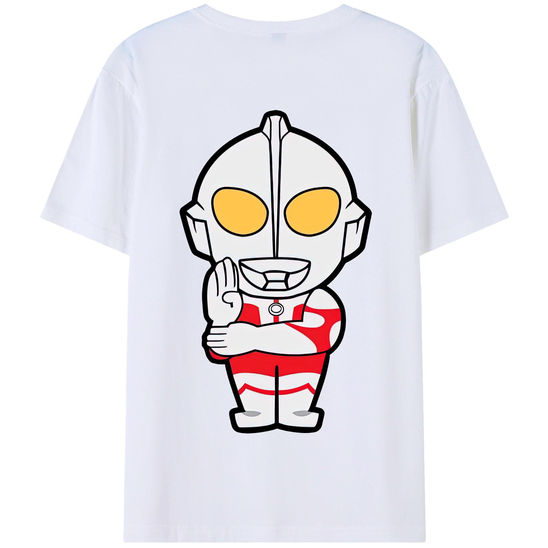 （画像用） ウルトラマン Ultraman 綿100％半袖Tシャツ（背面プリント）