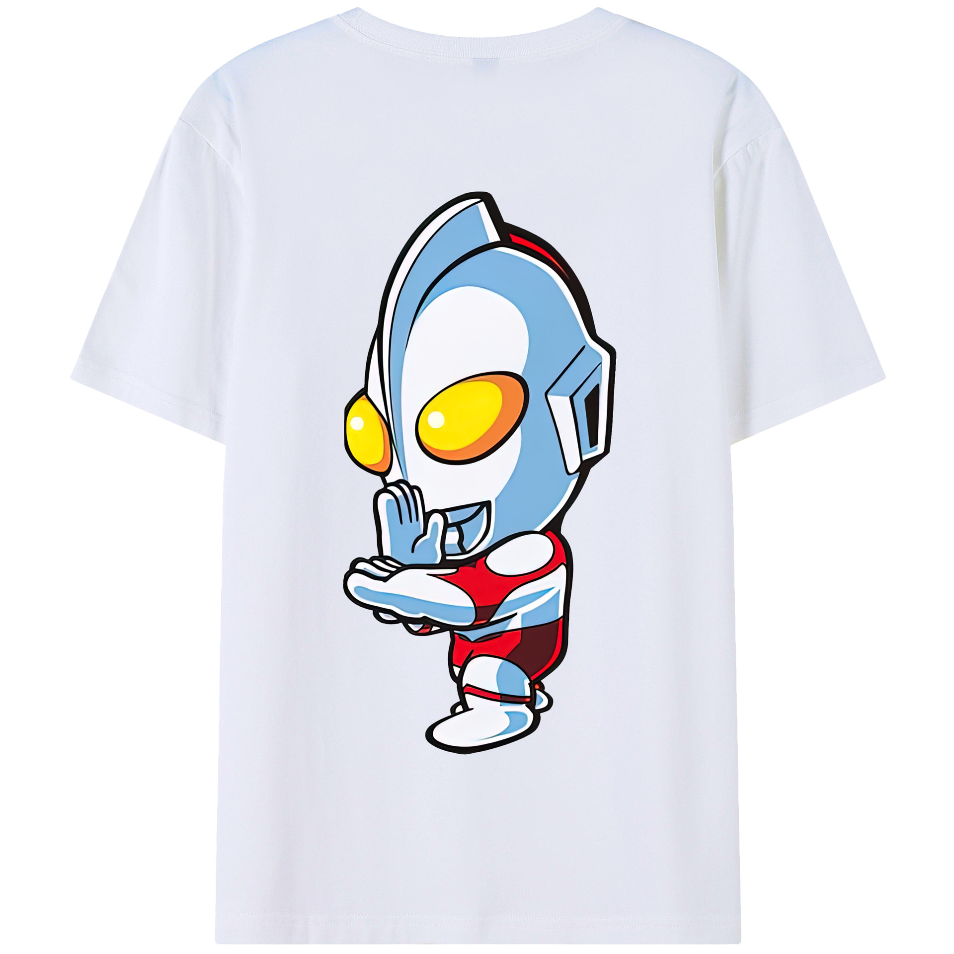 （画像用） ウルトラマン Ultraman 綿100％半袖Tシャツ（背面プリント）