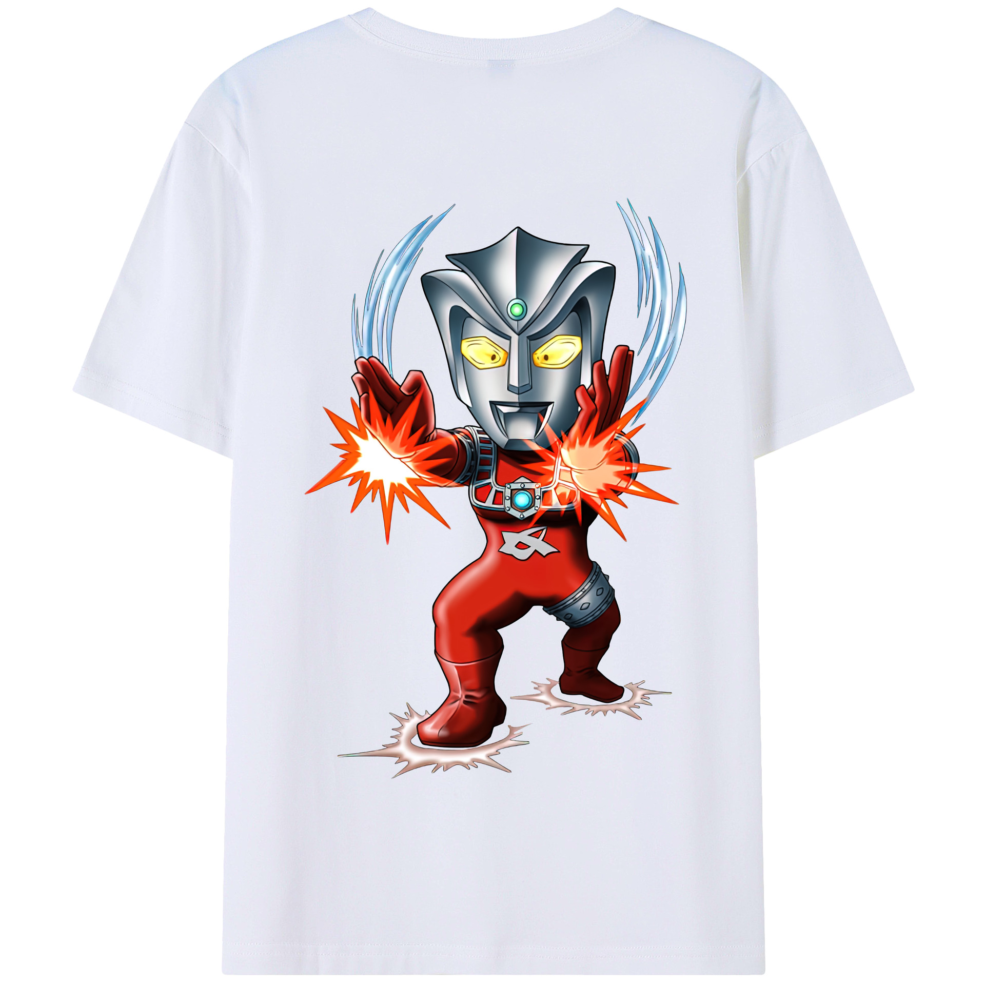 （画像用） ウルトラマン Ultraman 綿100％半袖Tシャツ（背面プリント）