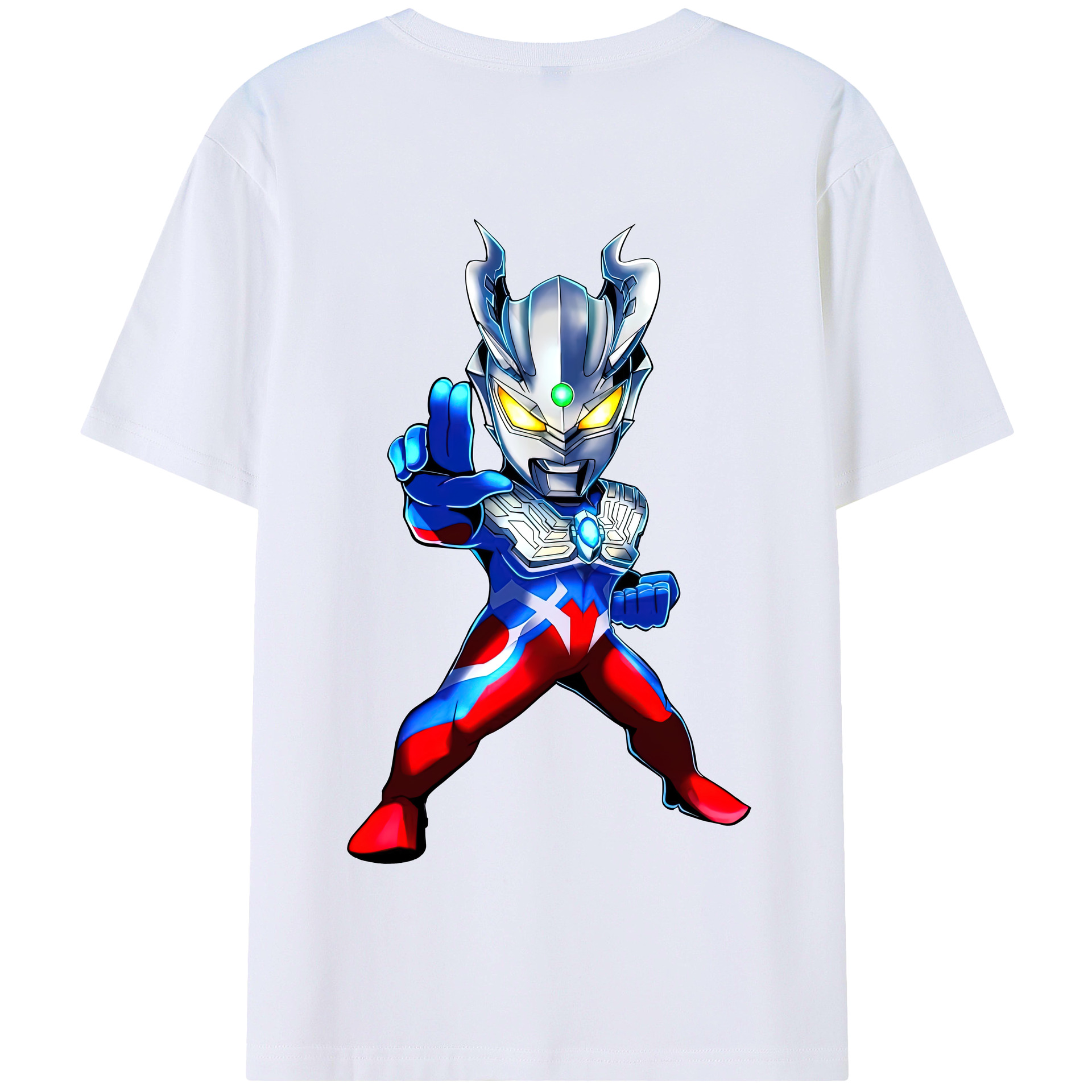 （画像用） ウルトラマン Ultraman 綿100％半袖Tシャツ（背面プリント）