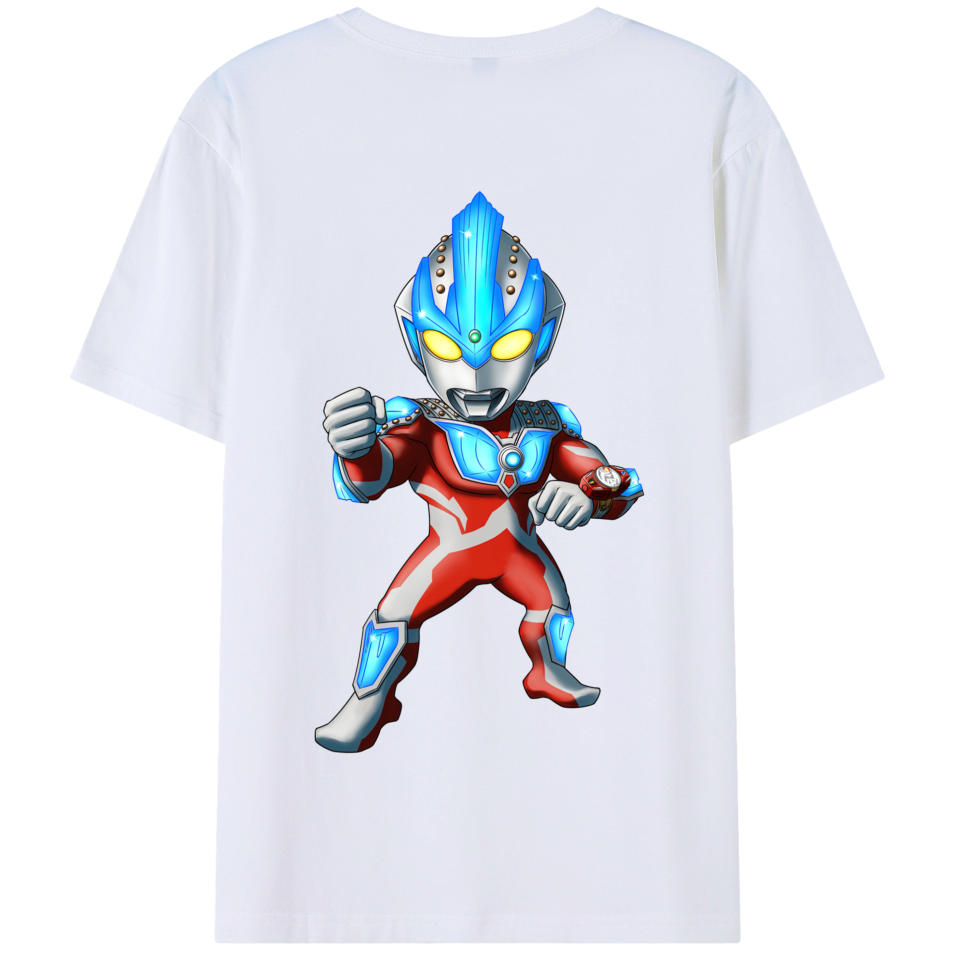 （画像用） ウルトラマン Ultraman 綿100％半袖Tシャツ（背面プリント）