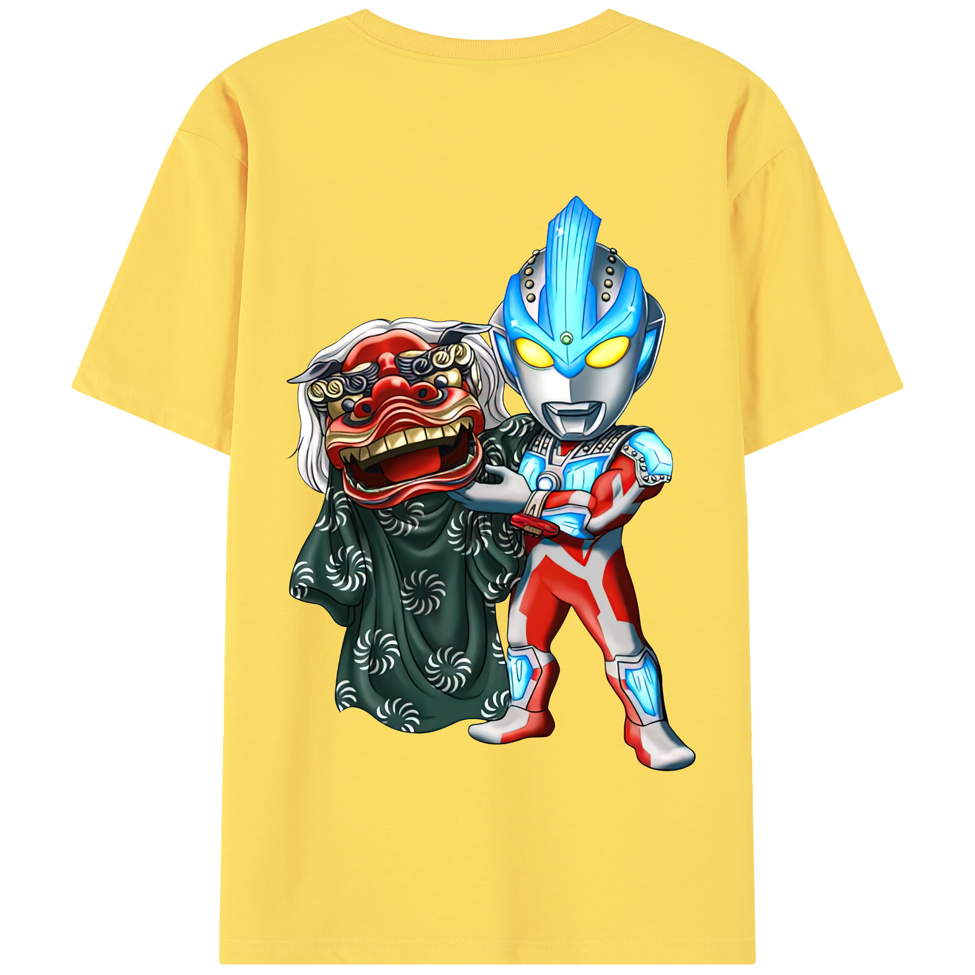 （画像用） ウルトラマン Ultraman 綿100％半袖Tシャツ（背面プリント）