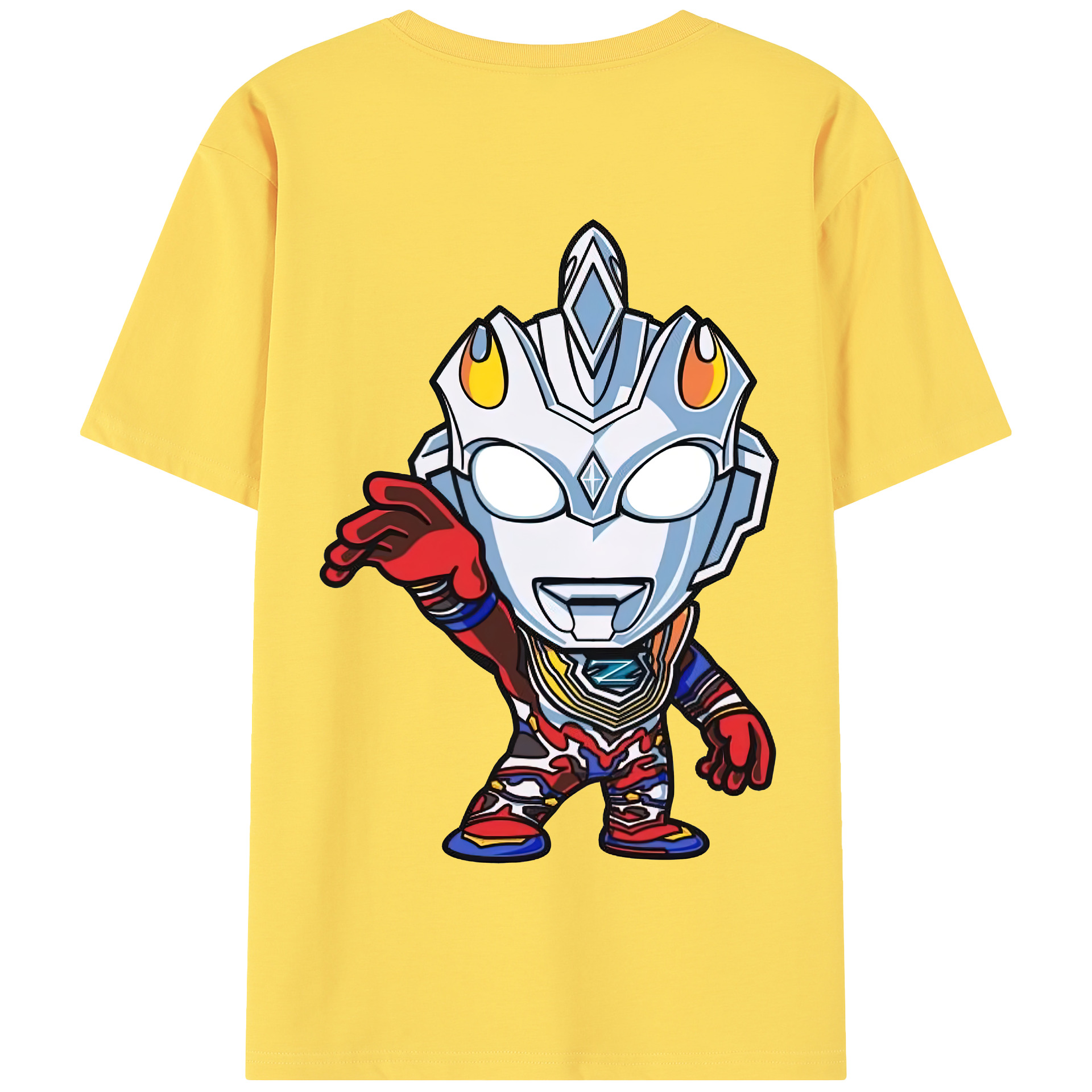 （画像用） ウルトラマン Ultraman 綿100％半袖Tシャツ（背面プリント）