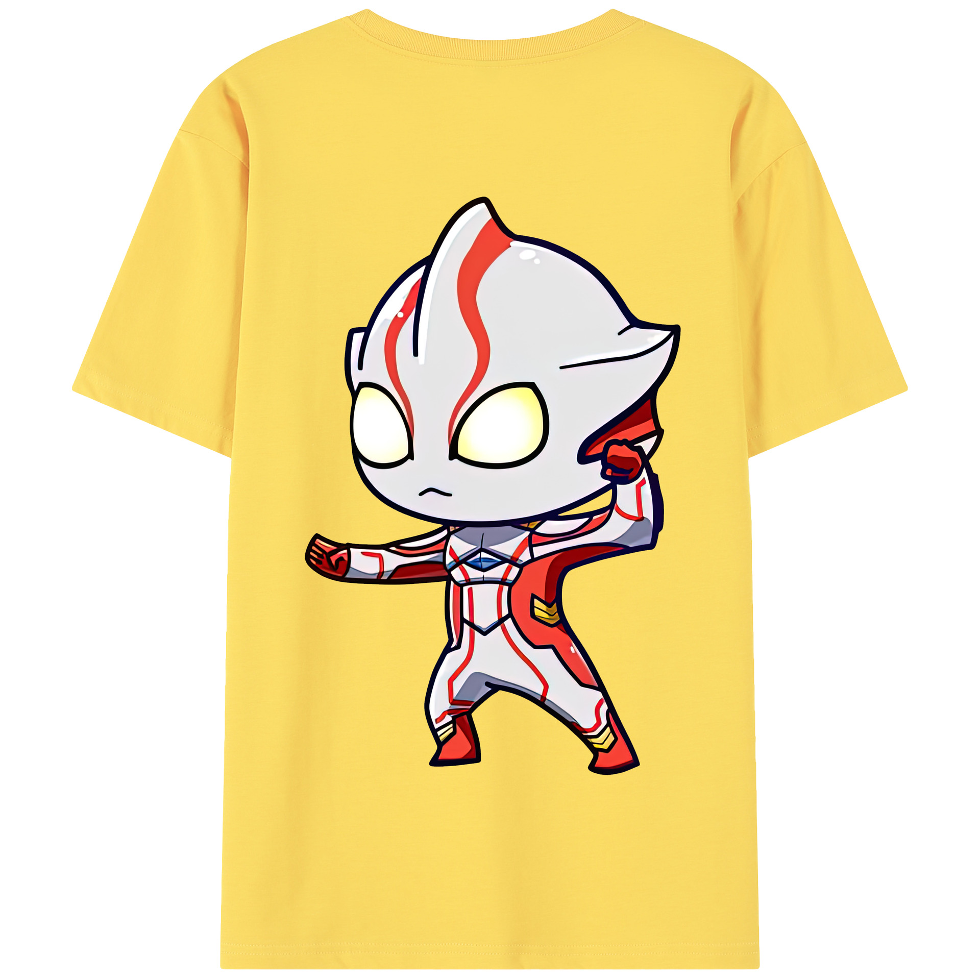 （画像用） ウルトラマン Ultraman 綿100％半袖Tシャツ（背面プリント）
