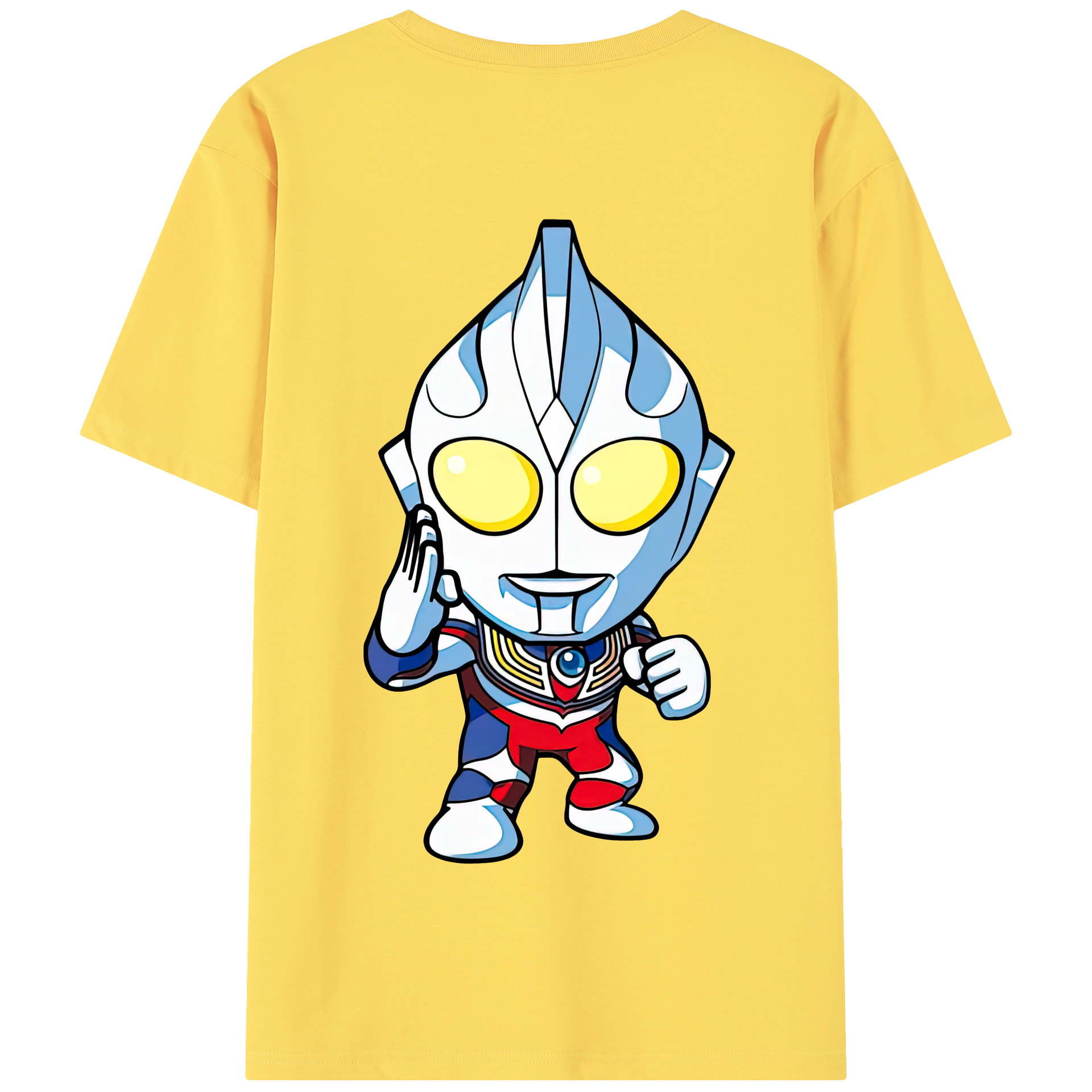 （画像用） ウルトラマン Ultraman 綿100％半袖Tシャツ（背面プリント）