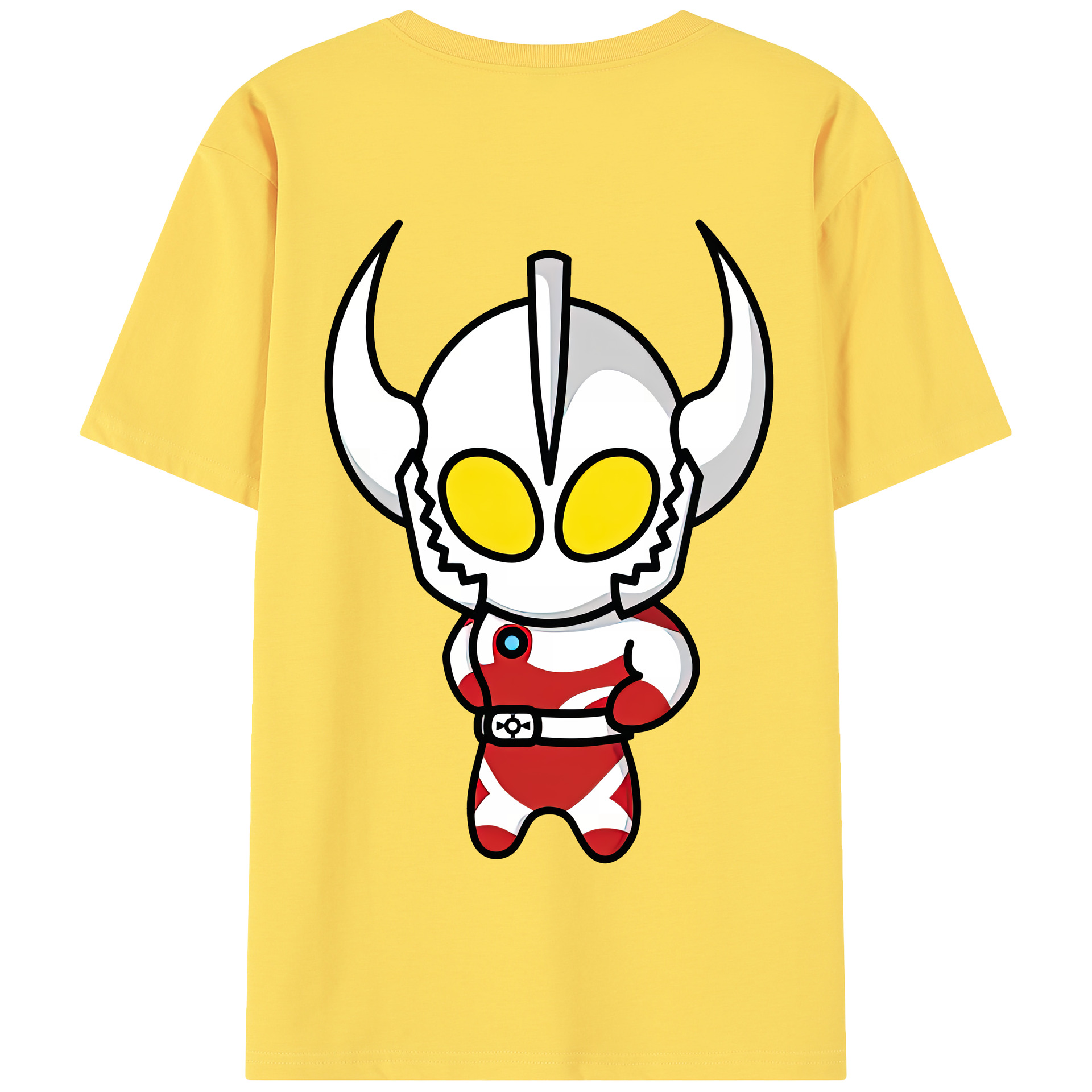 （画像用） ウルトラマン Ultraman 綿100％半袖Tシャツ（背面プリント）
