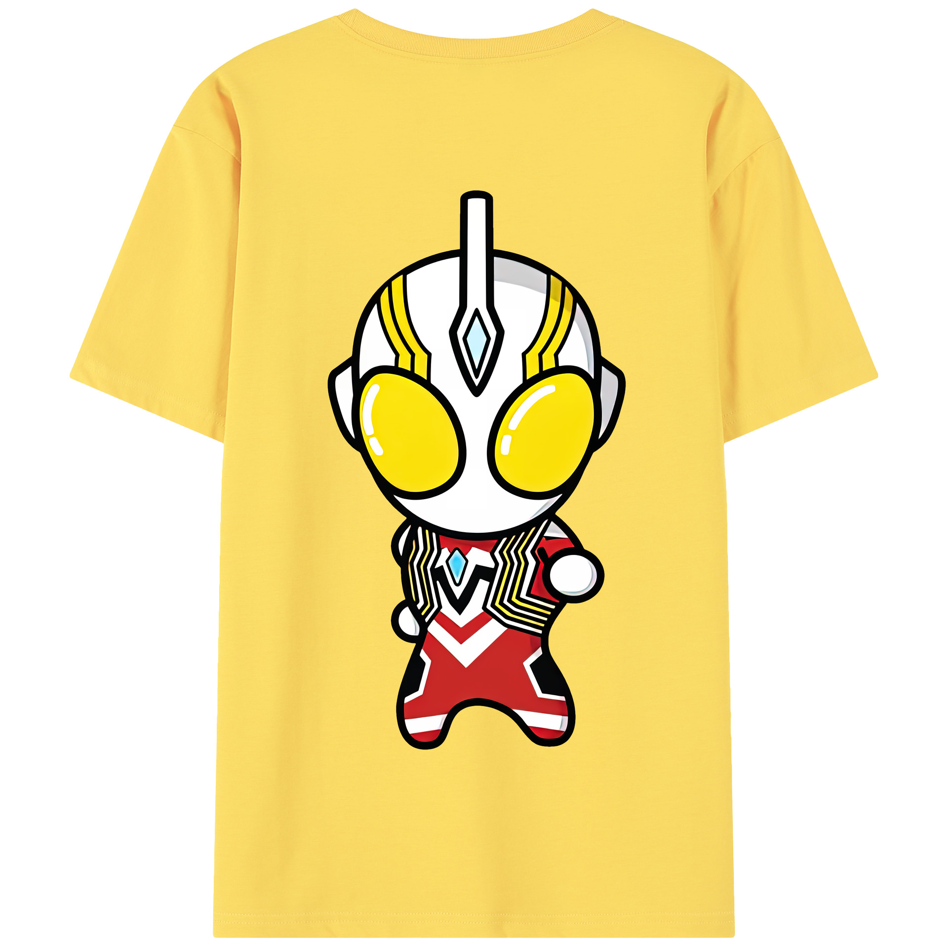 （画像用） ウルトラマン Ultraman 綿100％半袖Tシャツ（背面プリント）