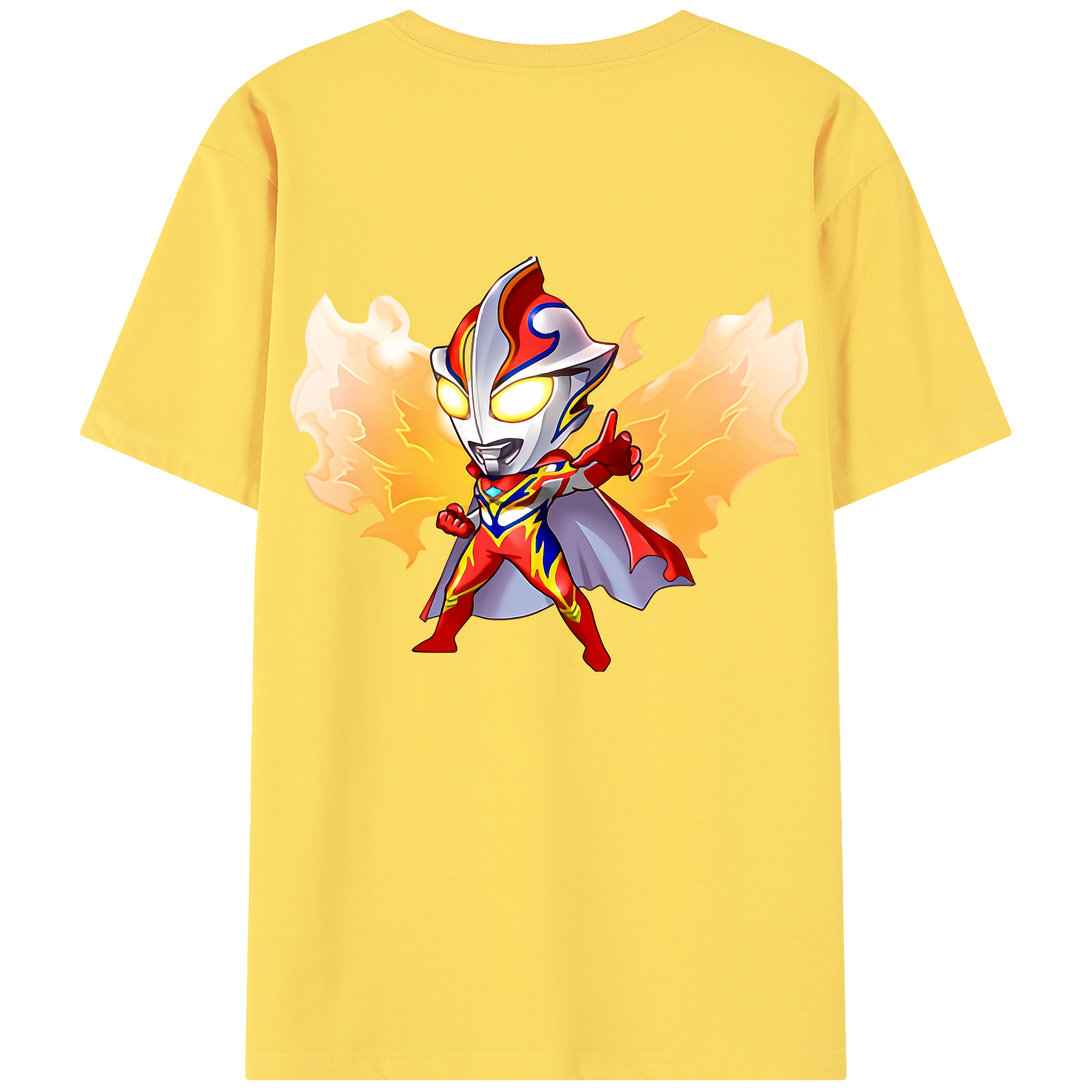（画像用） ウルトラマン Ultraman 綿100％半袖Tシャツ（背面プリント）