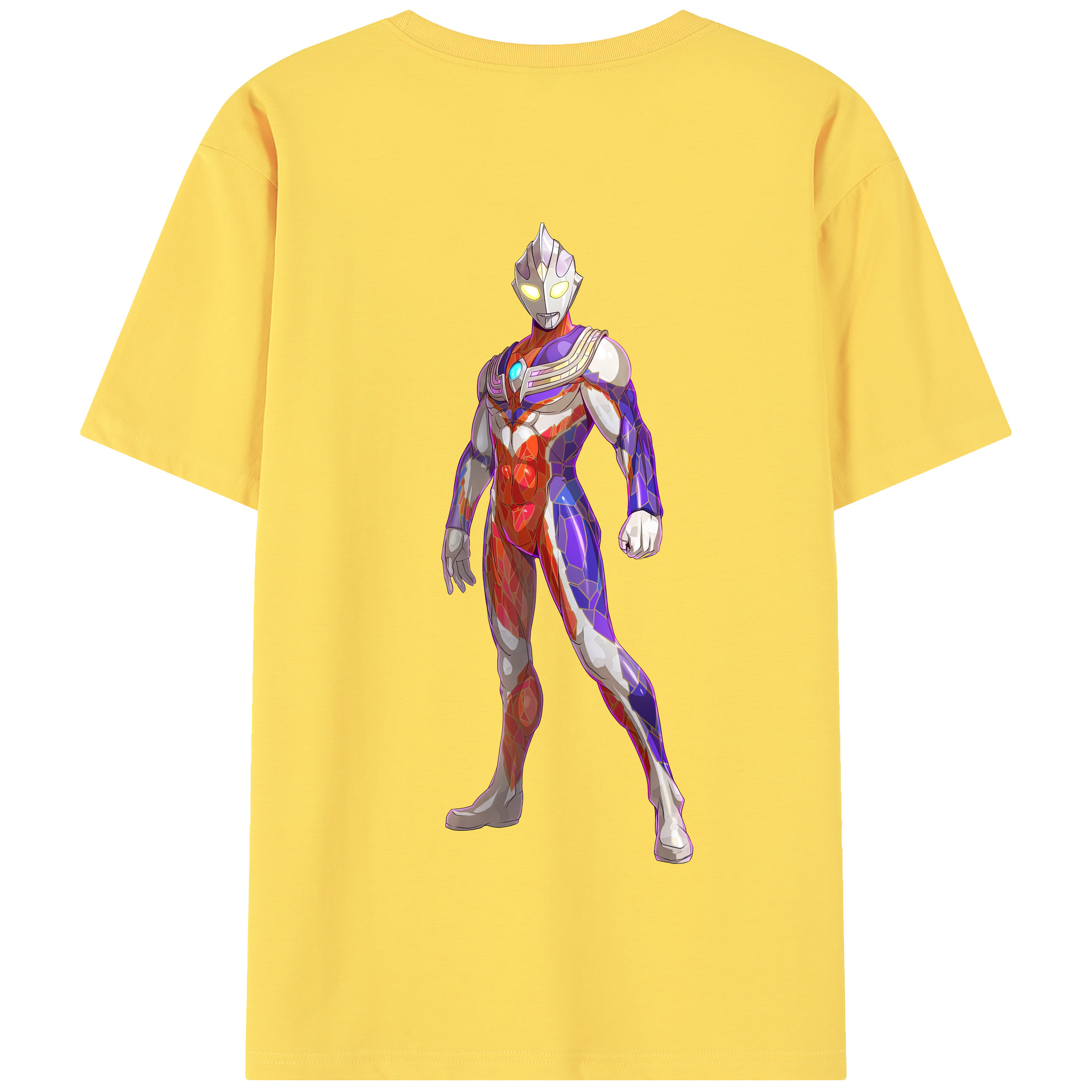 （画像用） ウルトラマン Ultraman 綿100％半袖Tシャツ（背面プリント）