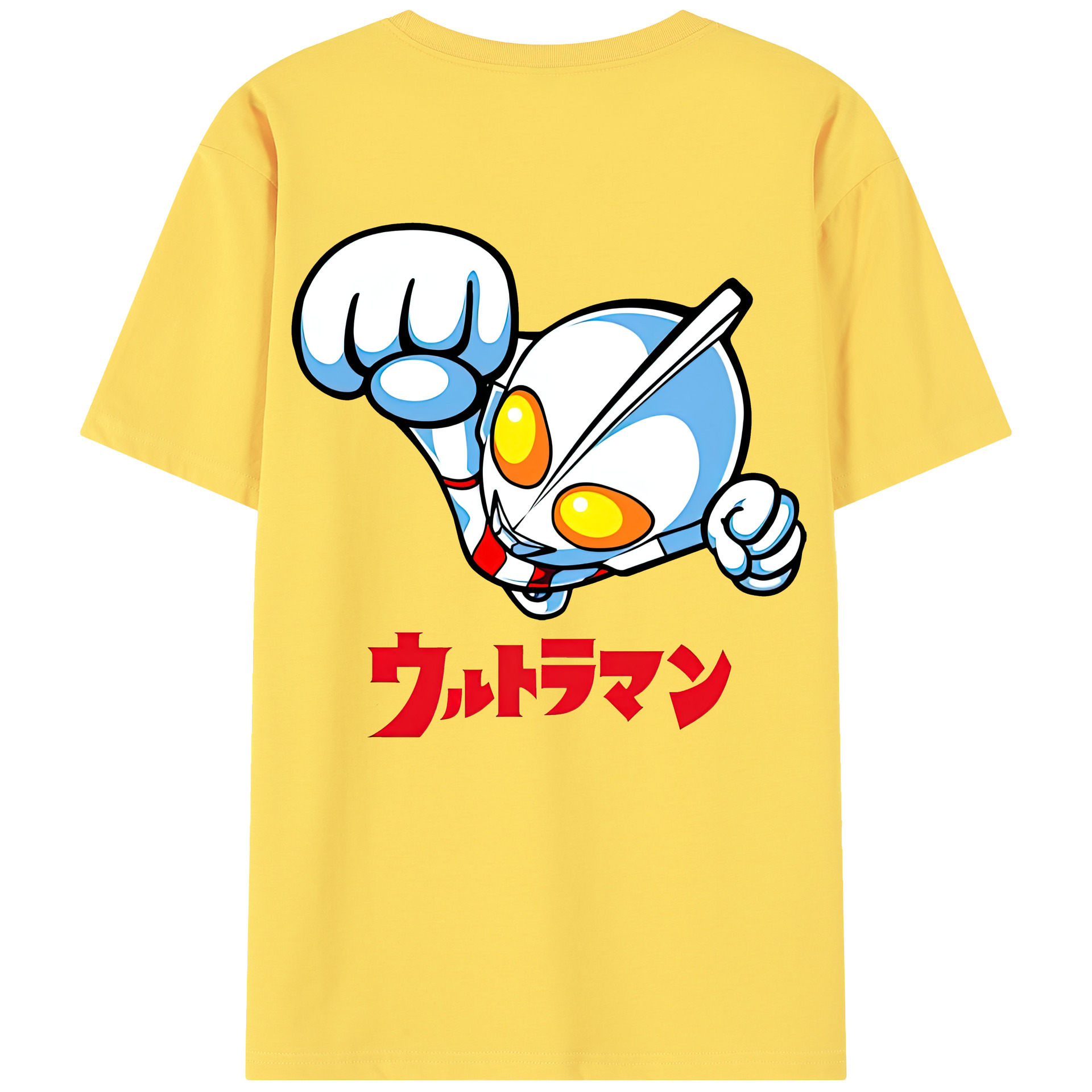 （画像用） ウルトラマン Ultraman 綿100％半袖Tシャツ（背面プリント）