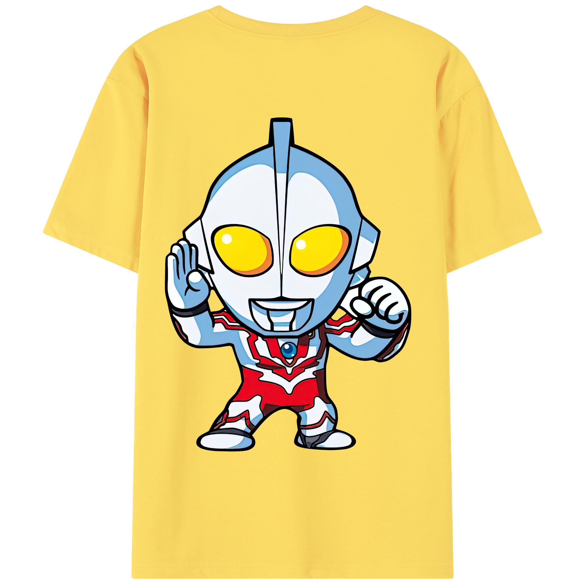 （画像用） ウルトラマン Ultraman 綿100％半袖Tシャツ（背面プリント）