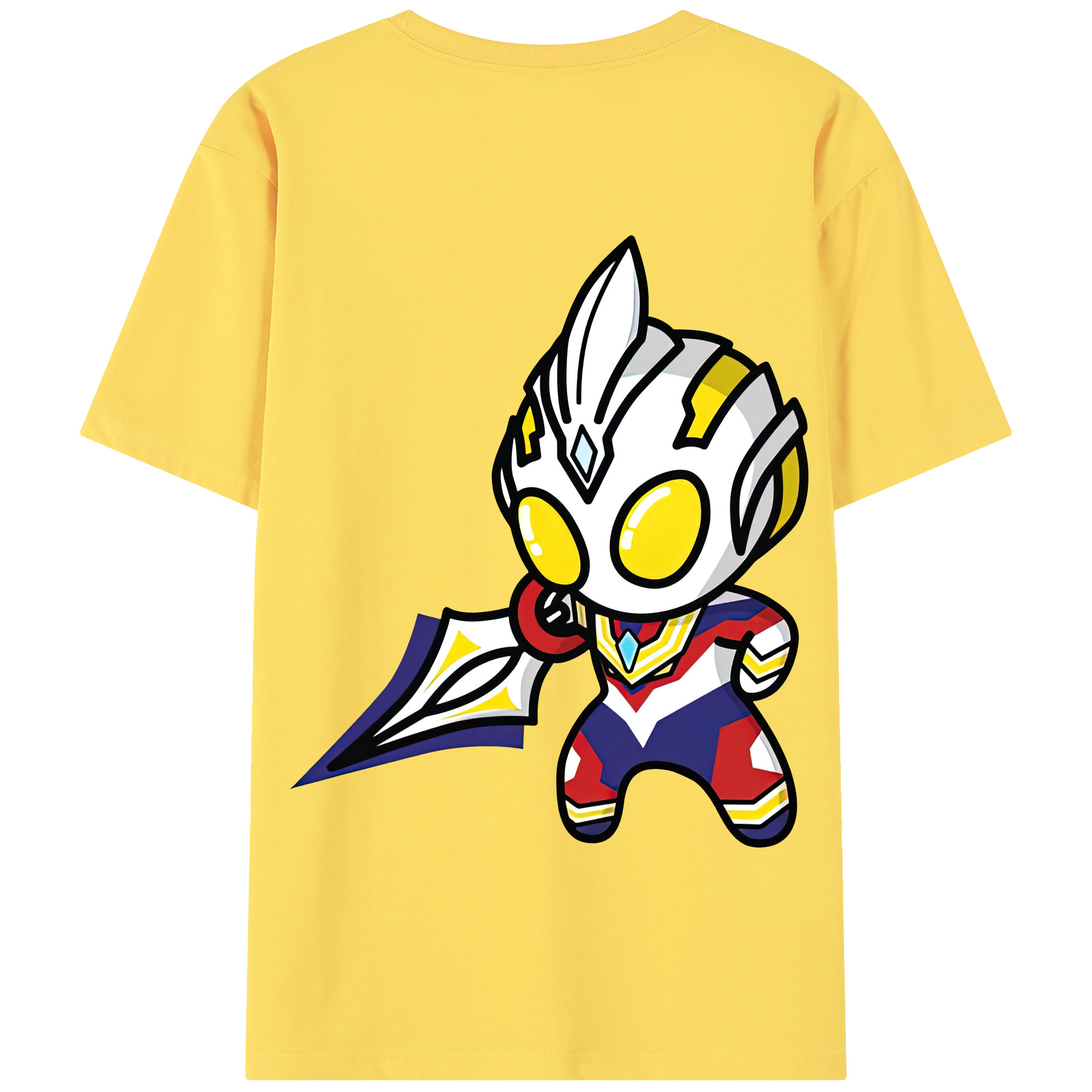 （画像用） ウルトラマン Ultraman 綿100％半袖Tシャツ（背面プリント）