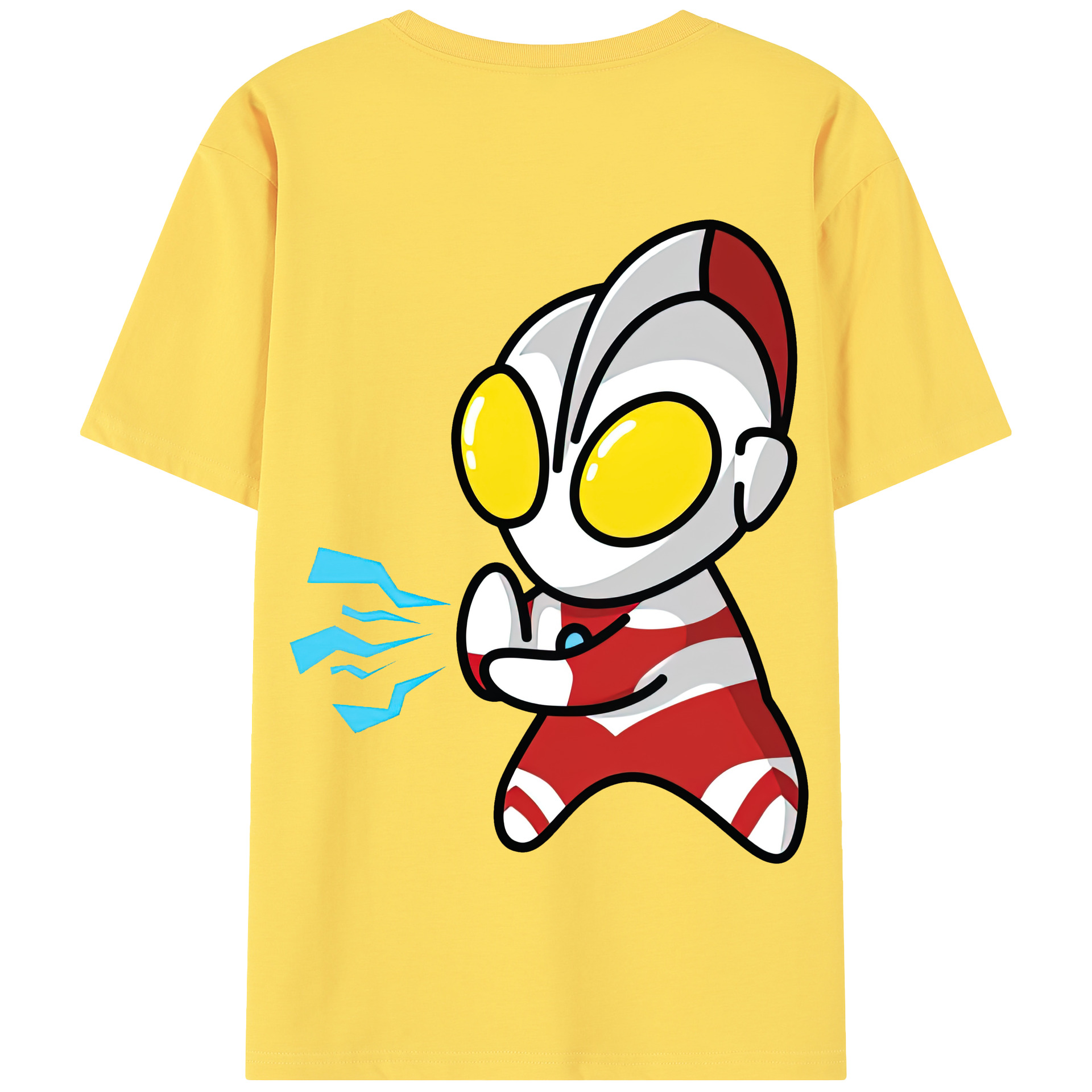 （画像用） ウルトラマン Ultraman 綿100％半袖Tシャツ（背面プリント）