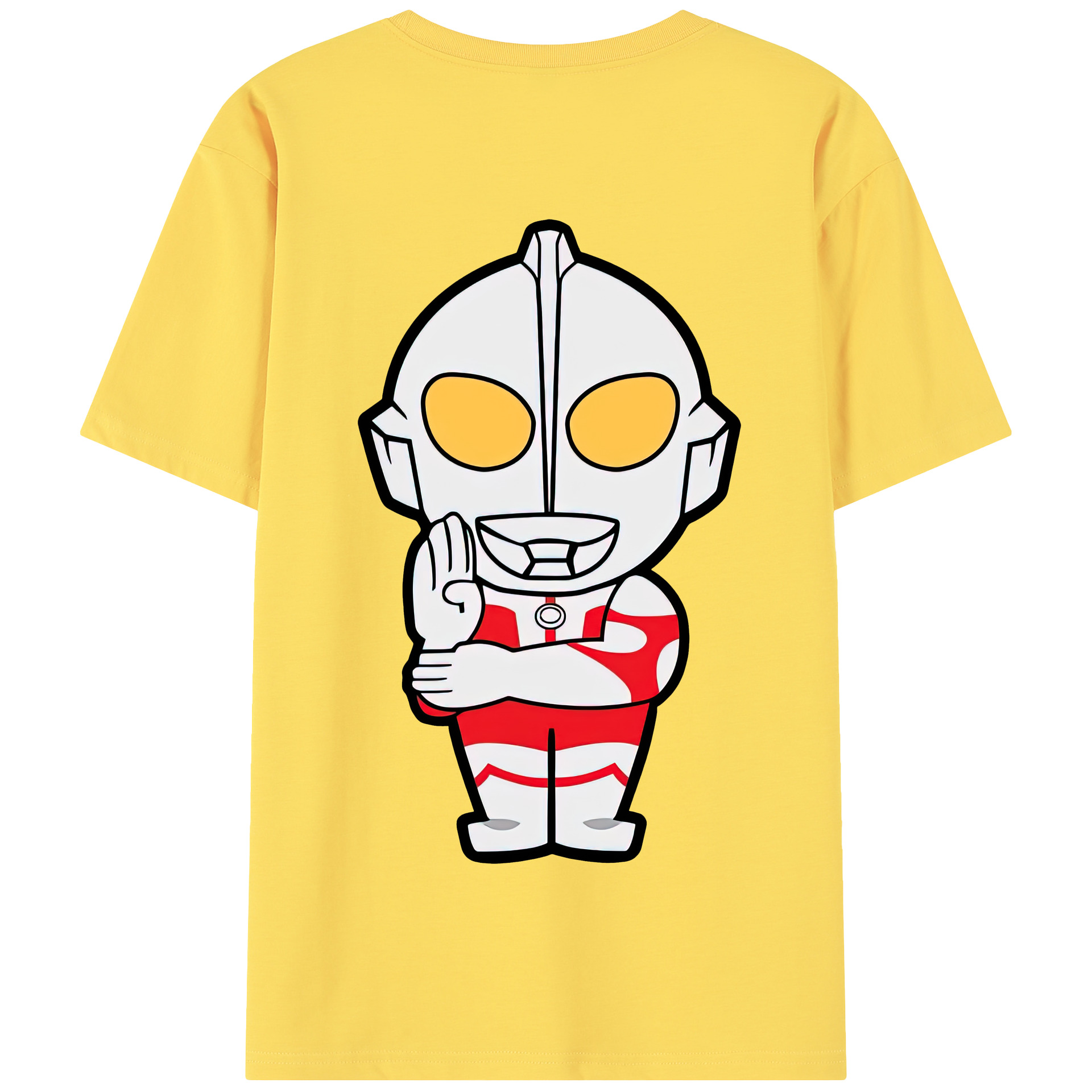 （画像用） ウルトラマン Ultraman 綿100％半袖Tシャツ（背面プリント）