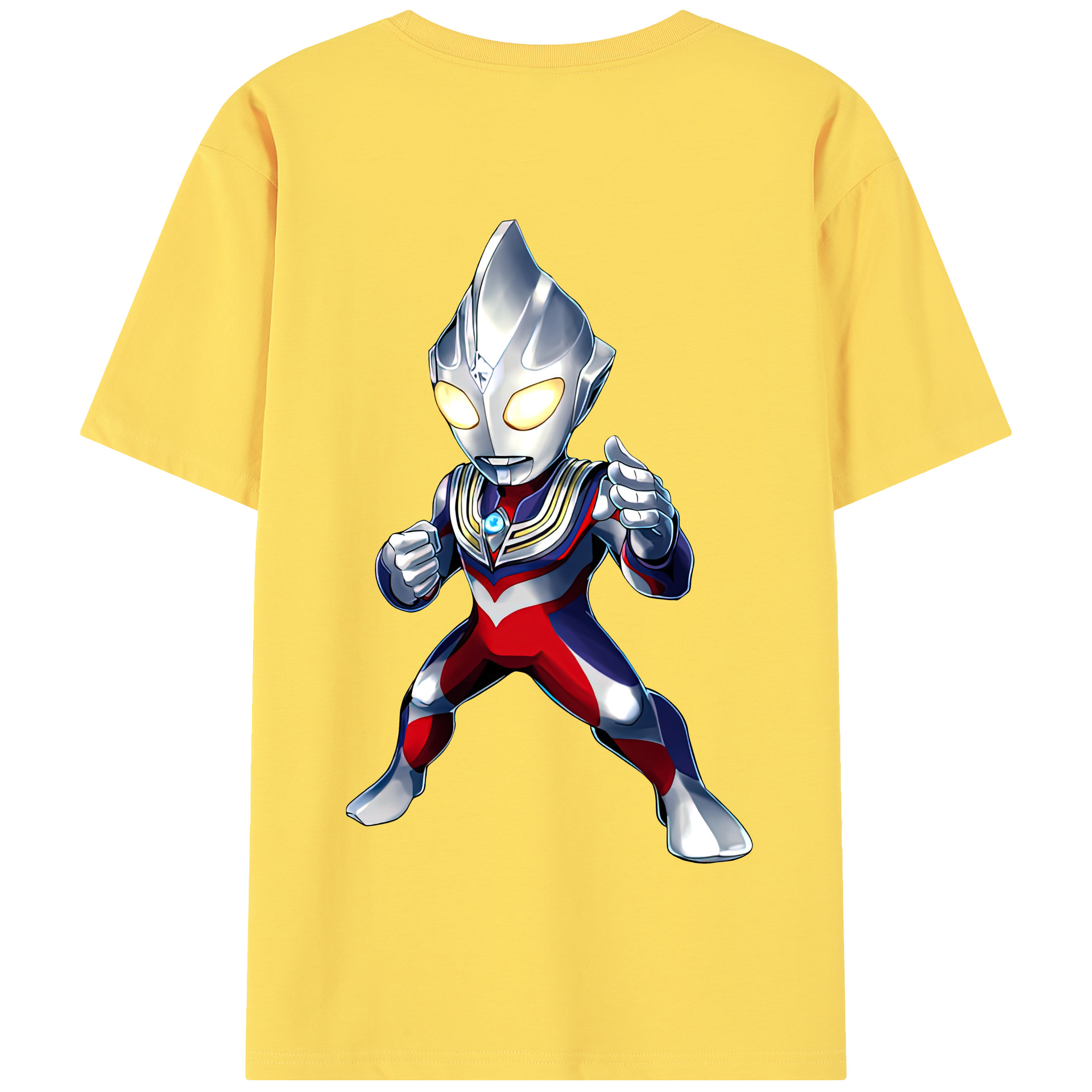 （画像用） ウルトラマン Ultraman 綿100％半袖Tシャツ（背面プリント）