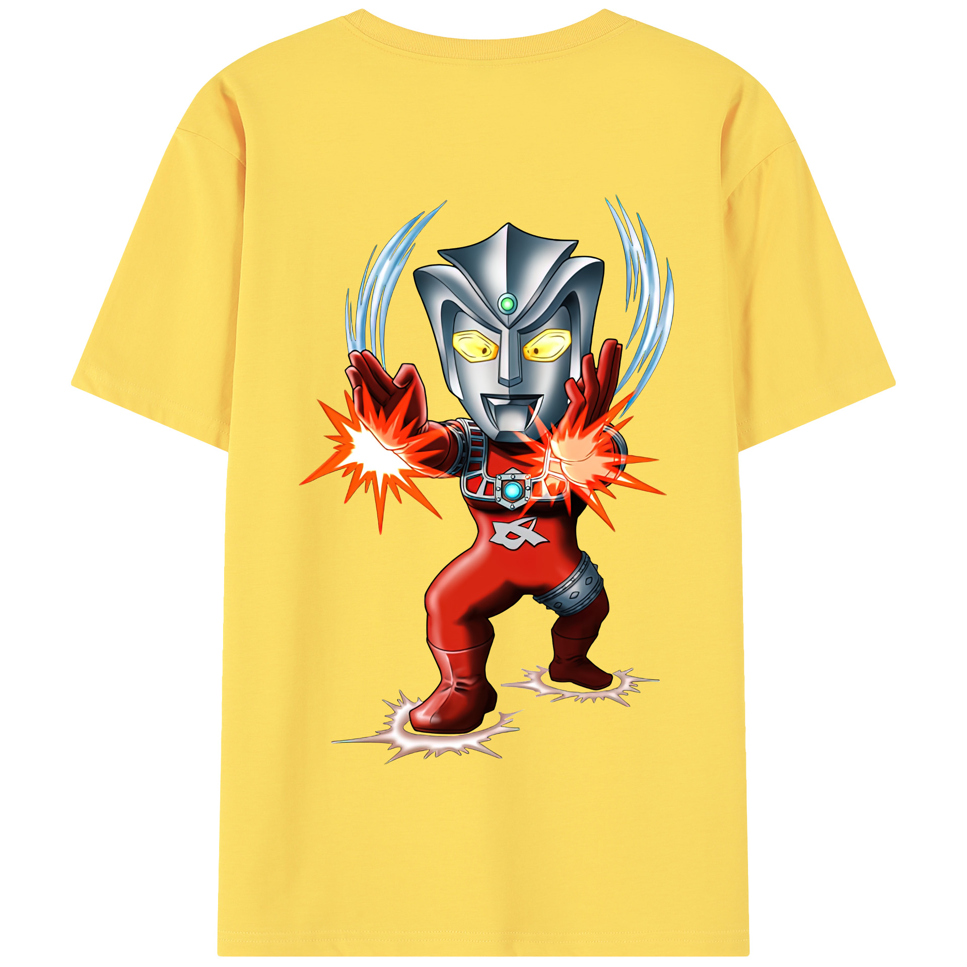 （画像用） ウルトラマン Ultraman 綿100％半袖Tシャツ（背面プリント）