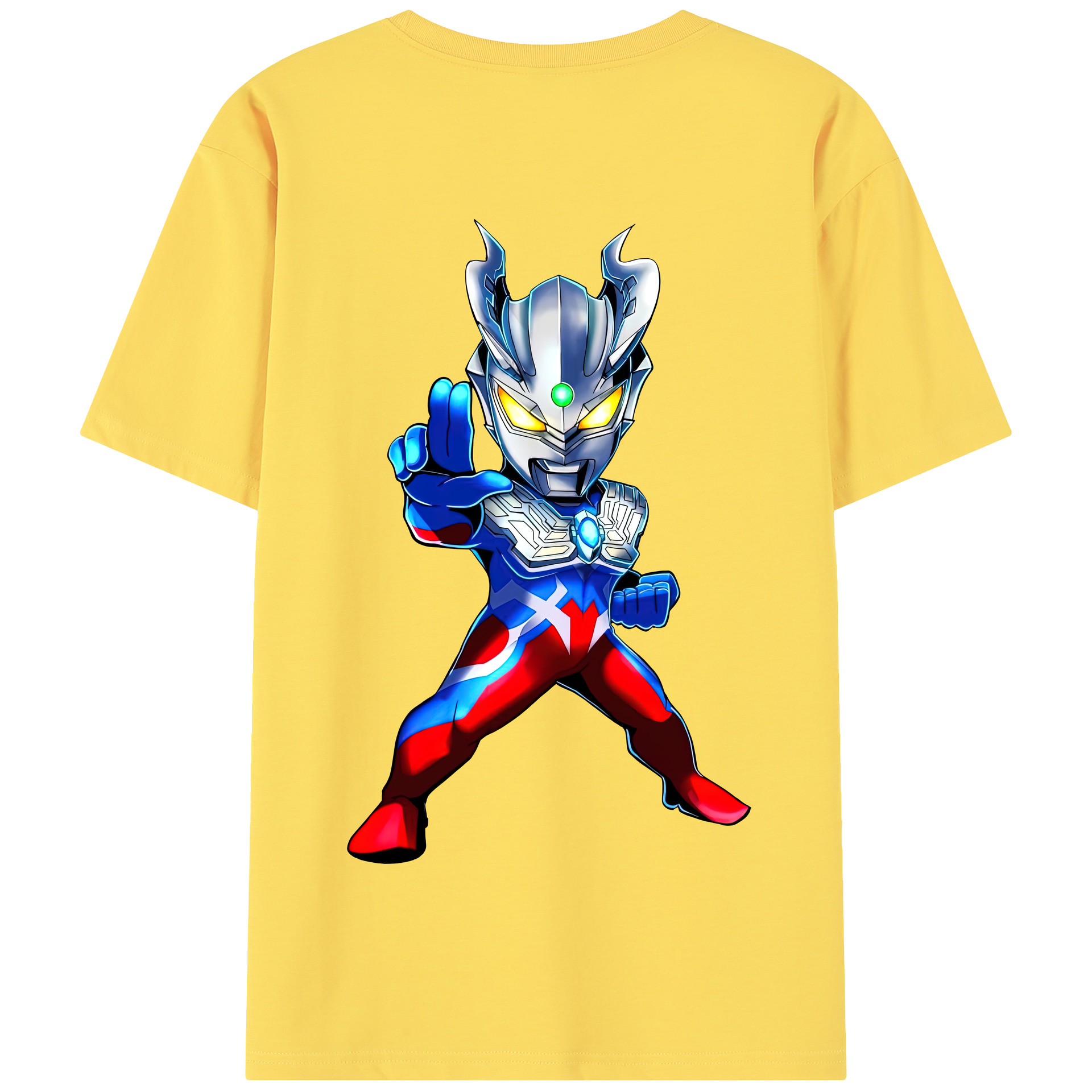 （画像用） ウルトラマン Ultraman 綿100％半袖Tシャツ（背面プリント）
