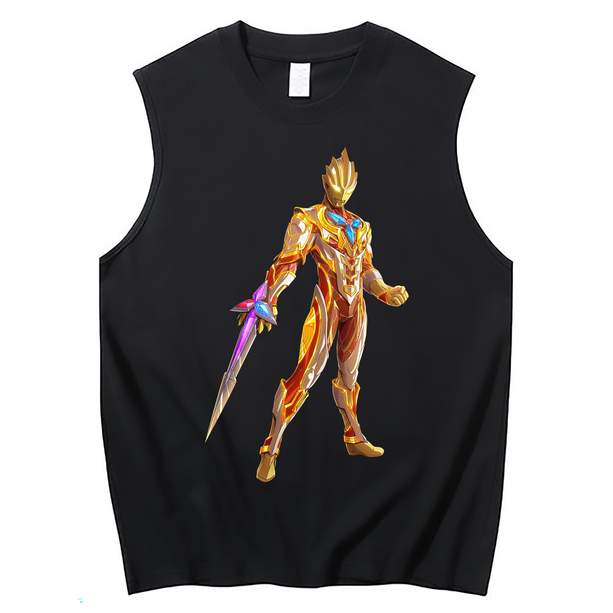 （画像用） ウルトラマン Ultraman コットン100％タンクトップ（フロントプリント）