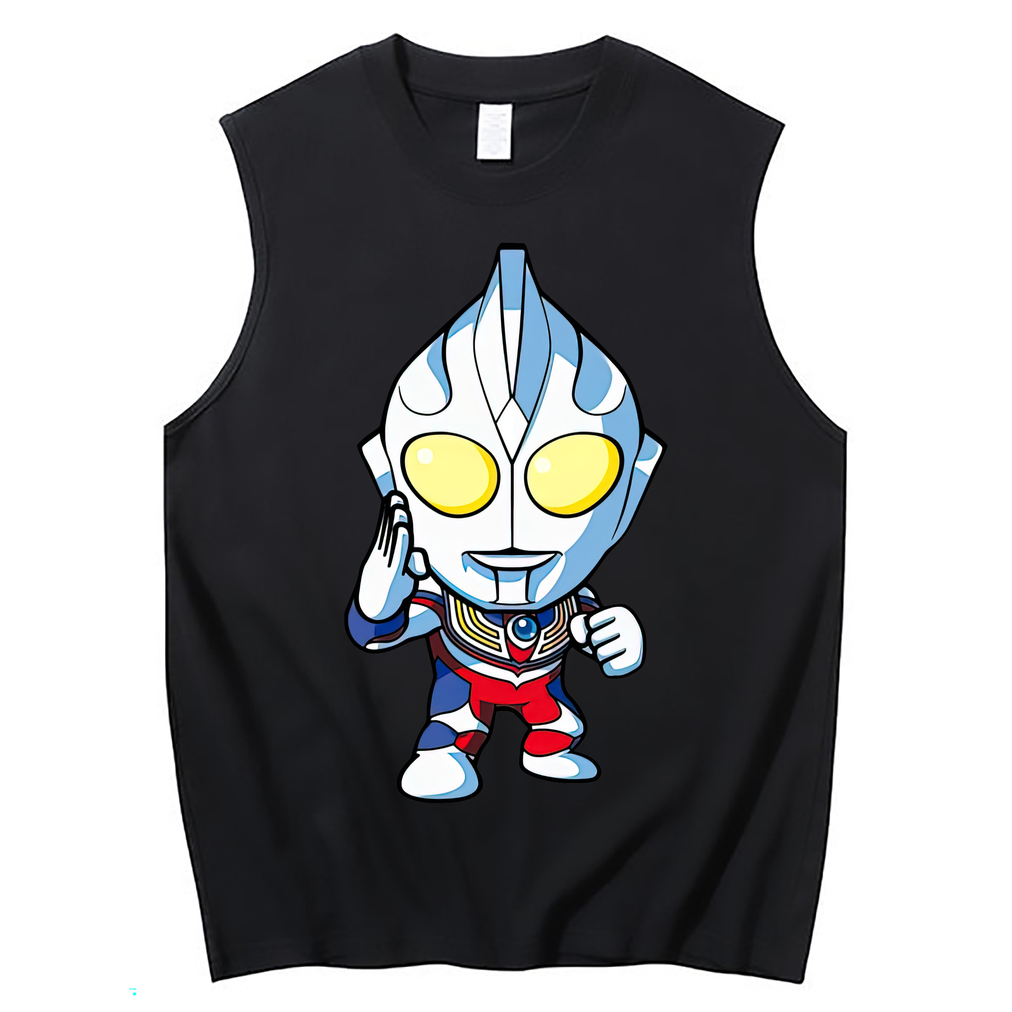 （画像用） ウルトラマン Ultraman コットン100％タンクトップ（フロントプリント）