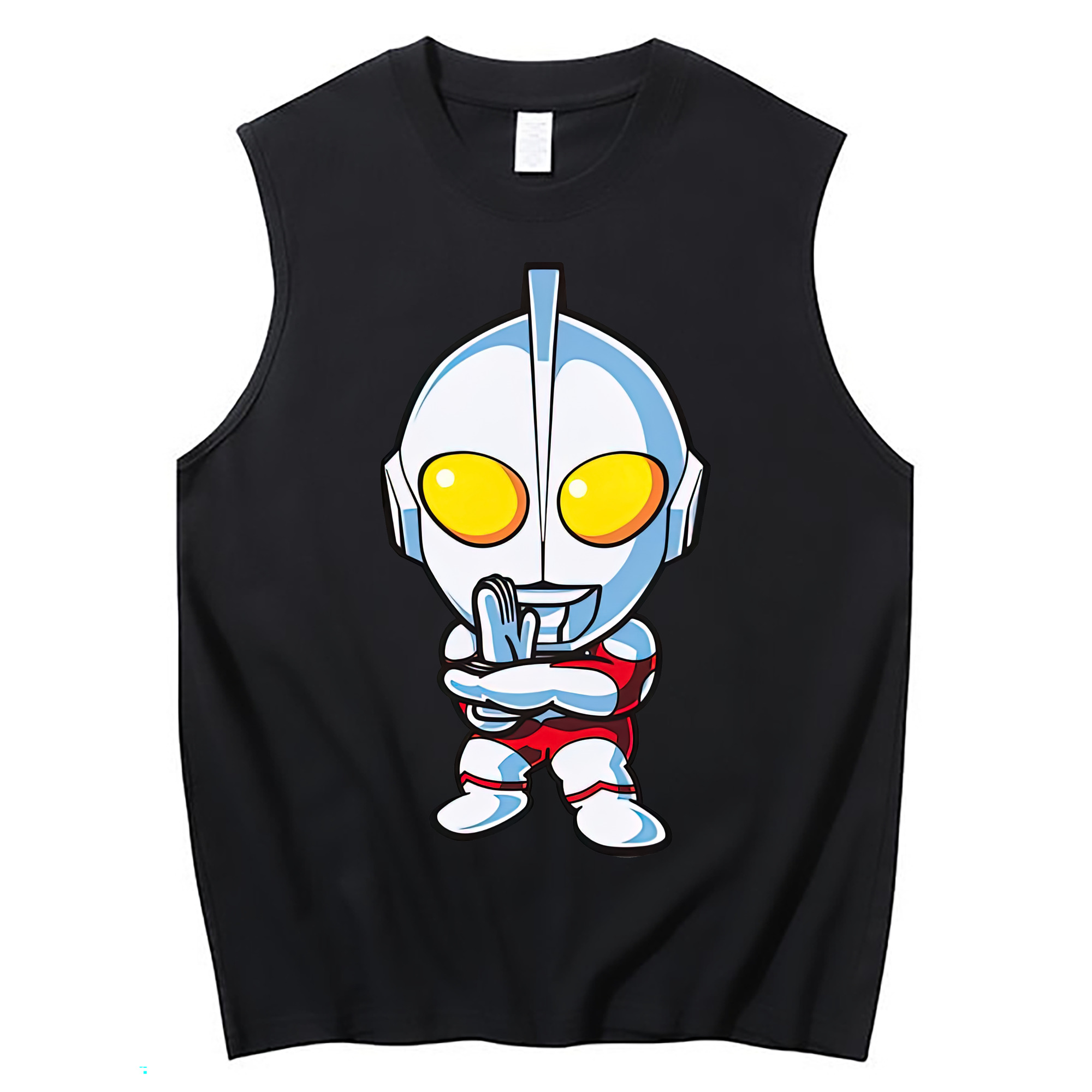 （画像用） ウルトラマン Ultraman コットン100％タンクトップ（フロントプリント）