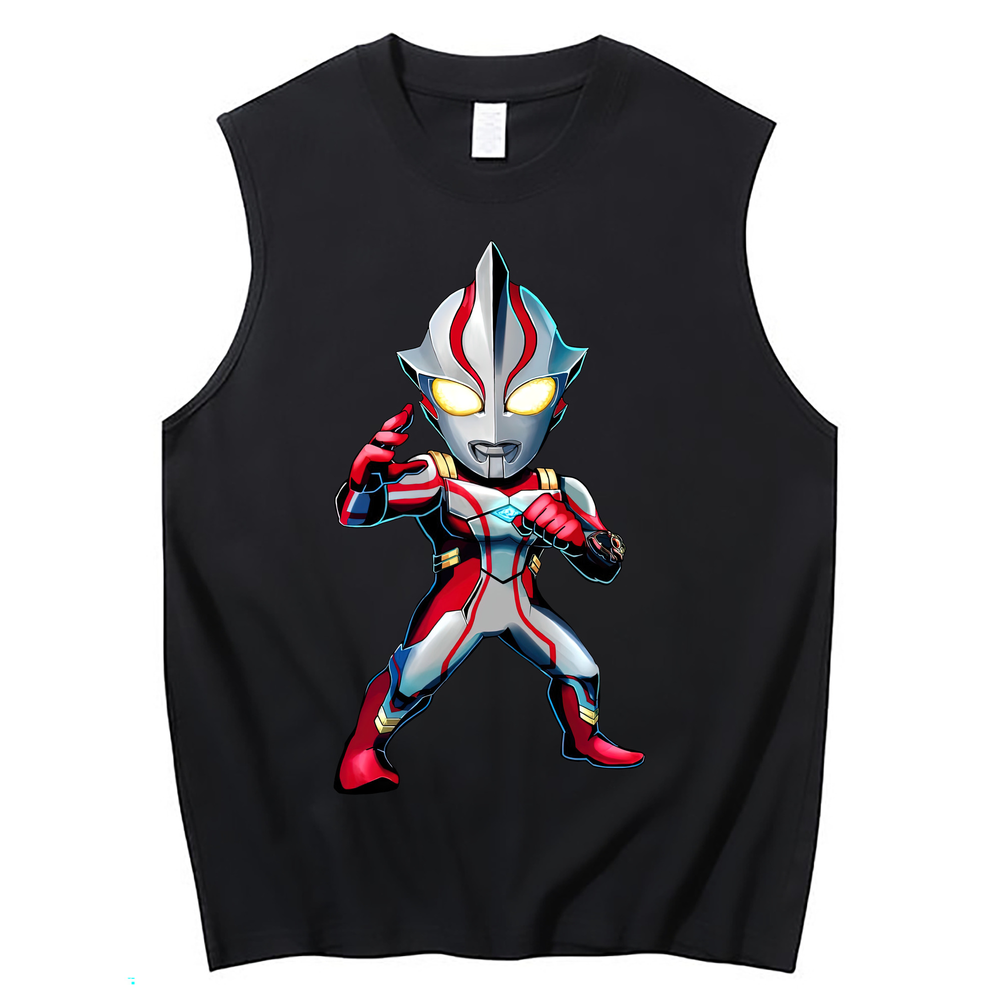 （画像用） ウルトラマン Ultraman コットン100％タンクトップ（フロントプリント）