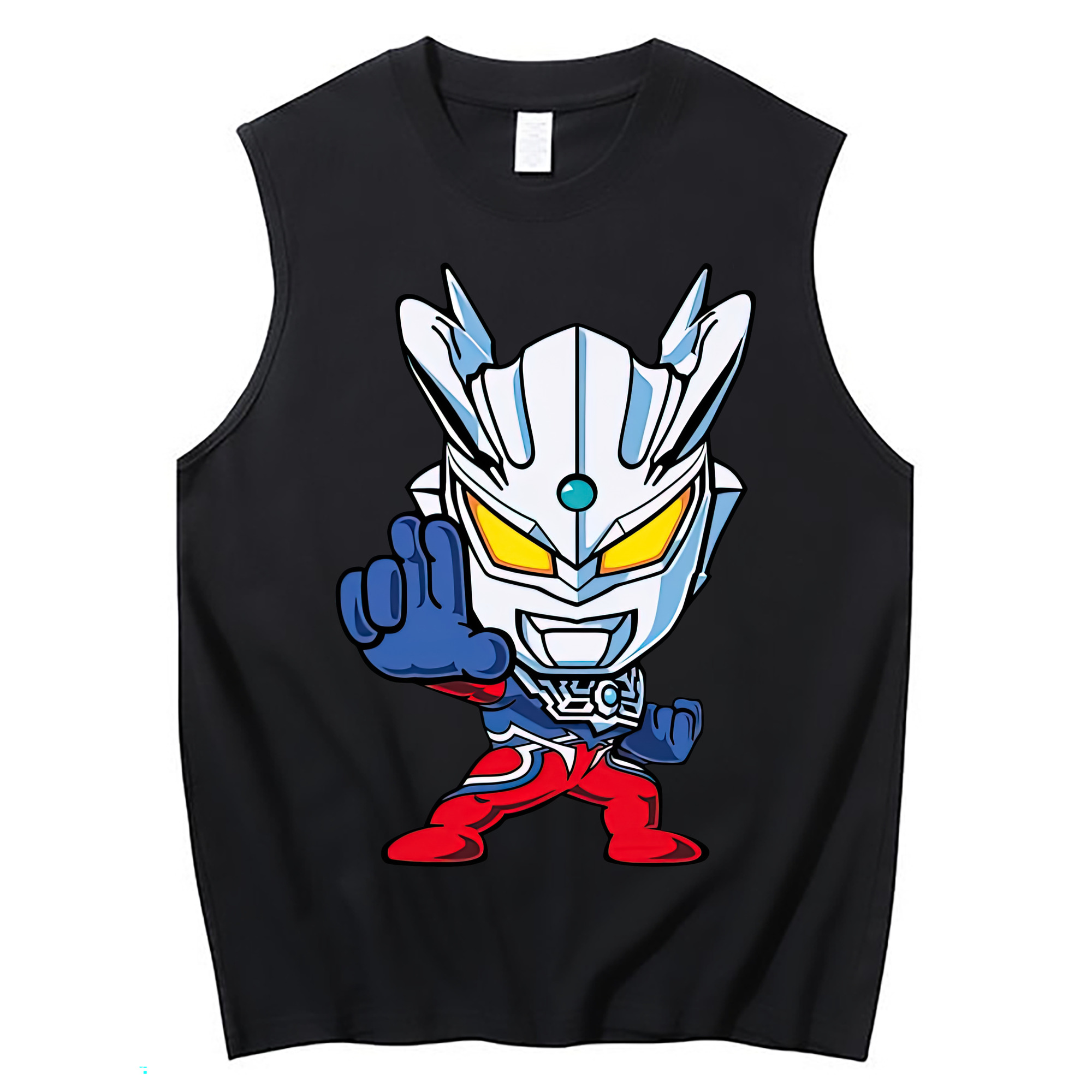 （画像用） ウルトラマン Ultraman コットン100％タンクトップ（フロントプリント）