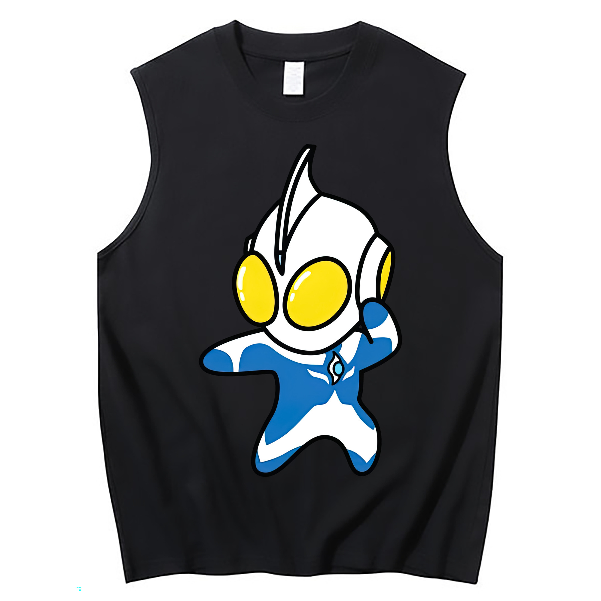 （画像用） ウルトラマン Ultraman コットン100％タンクトップ（フロントプリント）