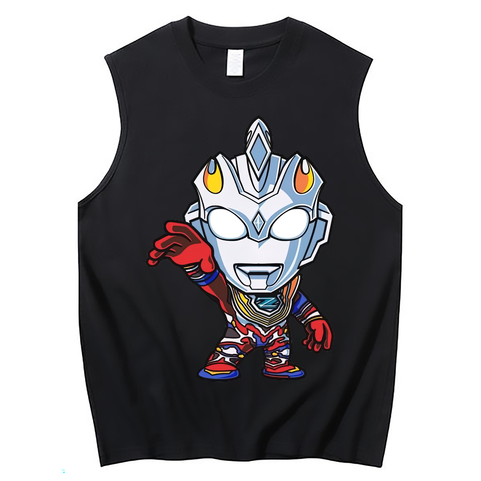 （画像用） ウルトラマン Ultraman コットン100％タンクトップ（フロントプリント）
