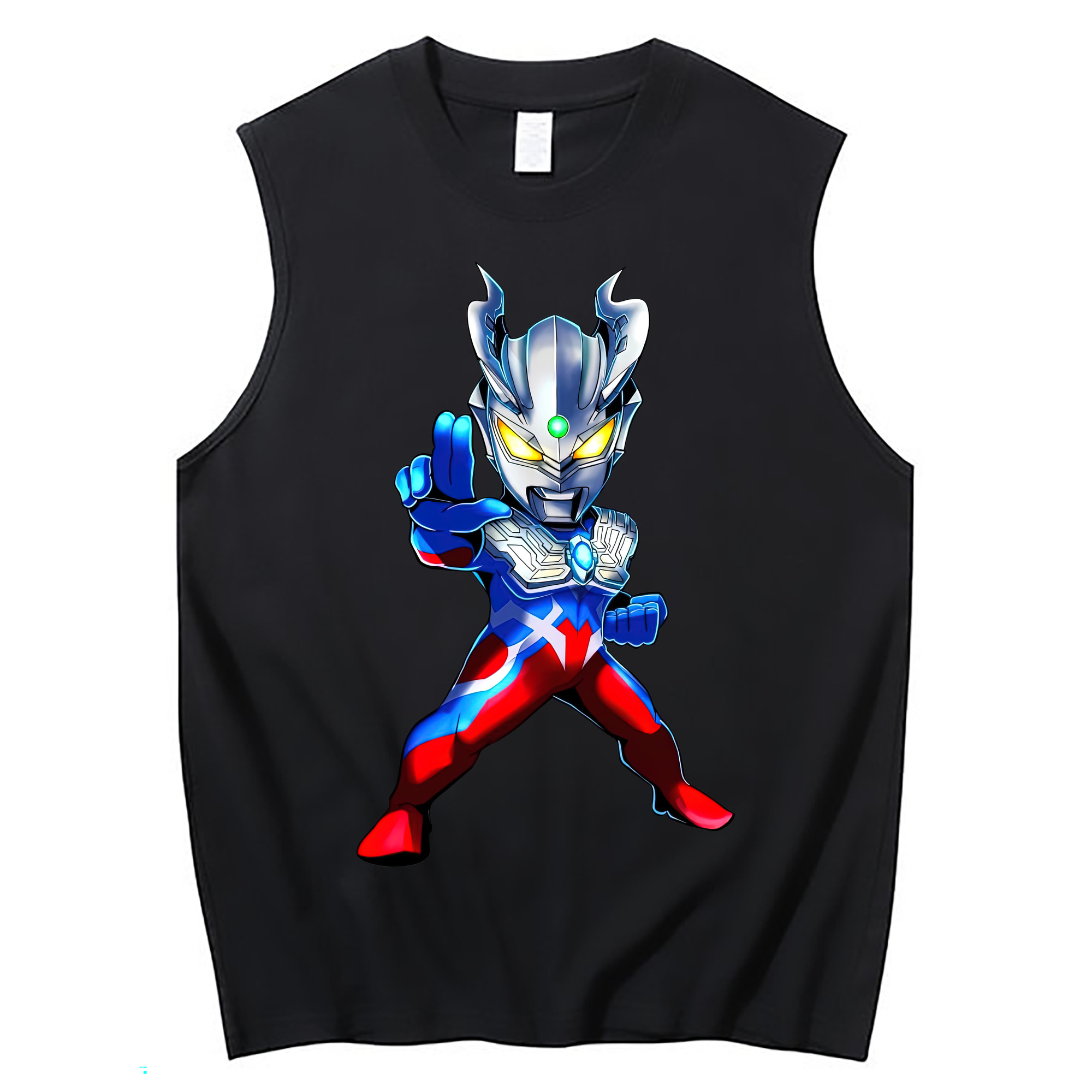 （画像用） ウルトラマン Ultraman コットン100％タンクトップ（フロントプリント）