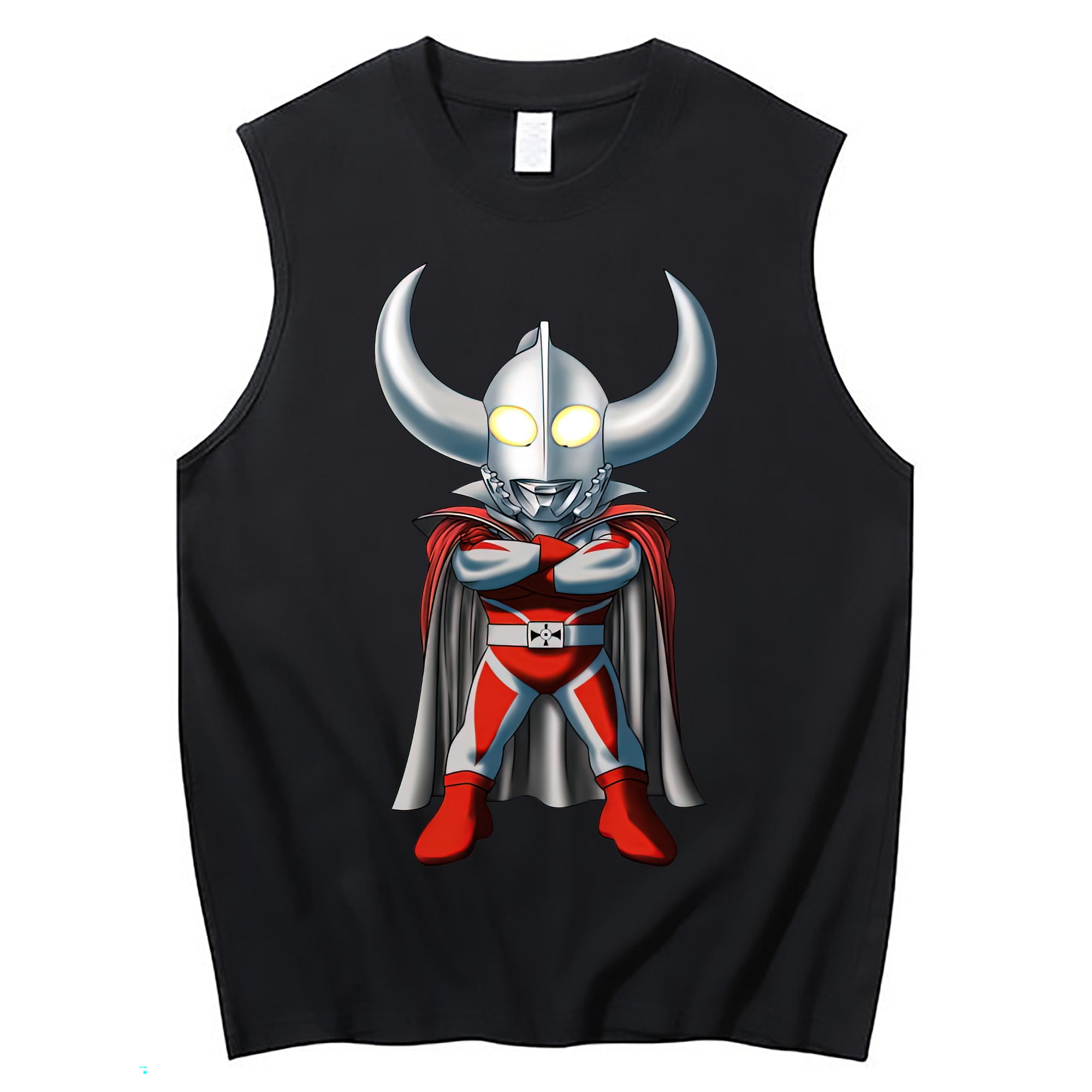 （画像用） ウルトラマン Ultraman コットン100％タンクトップ（フロントプリント）