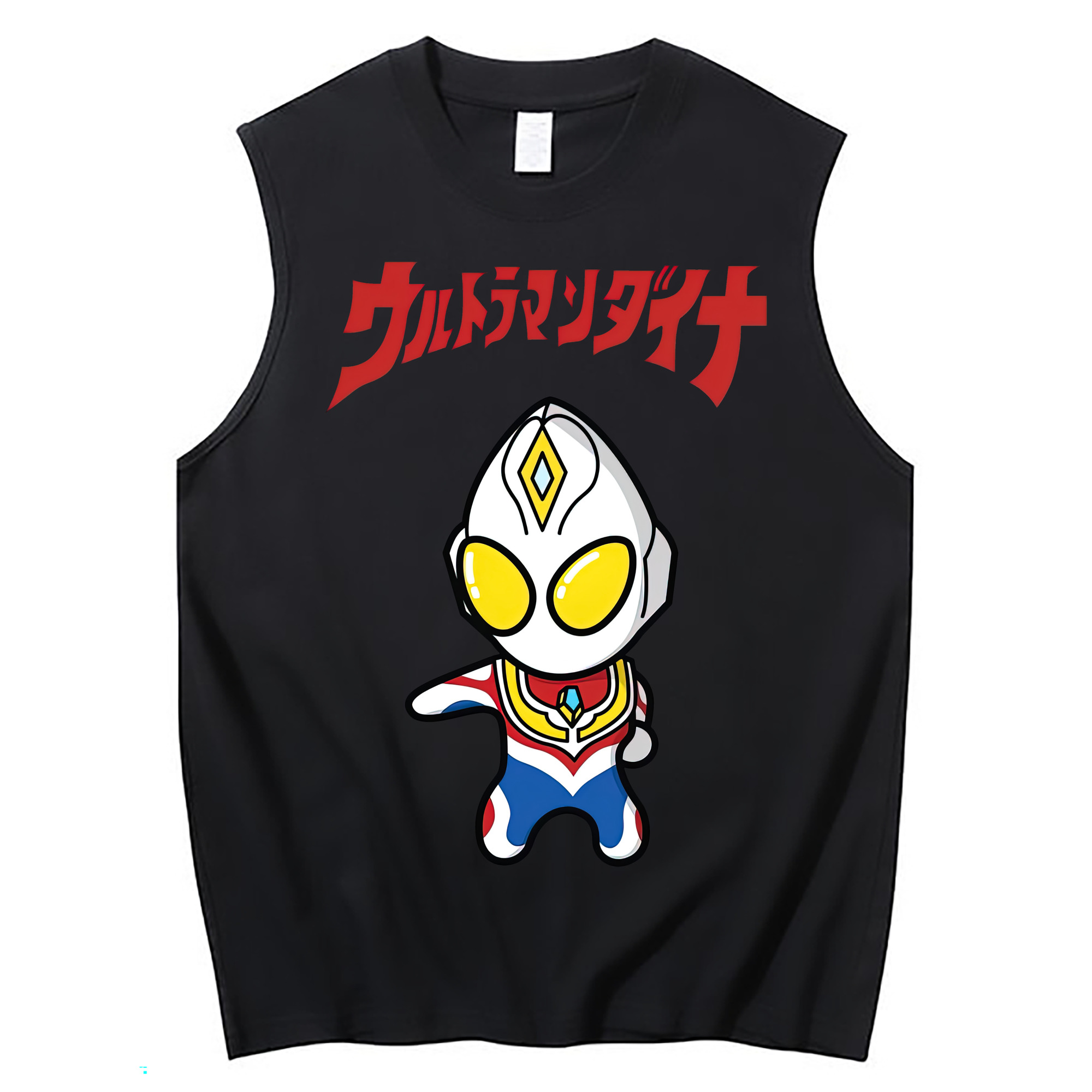 （画像用） ウルトラマン Ultraman コットン100％タンクトップ（フロントプリント）