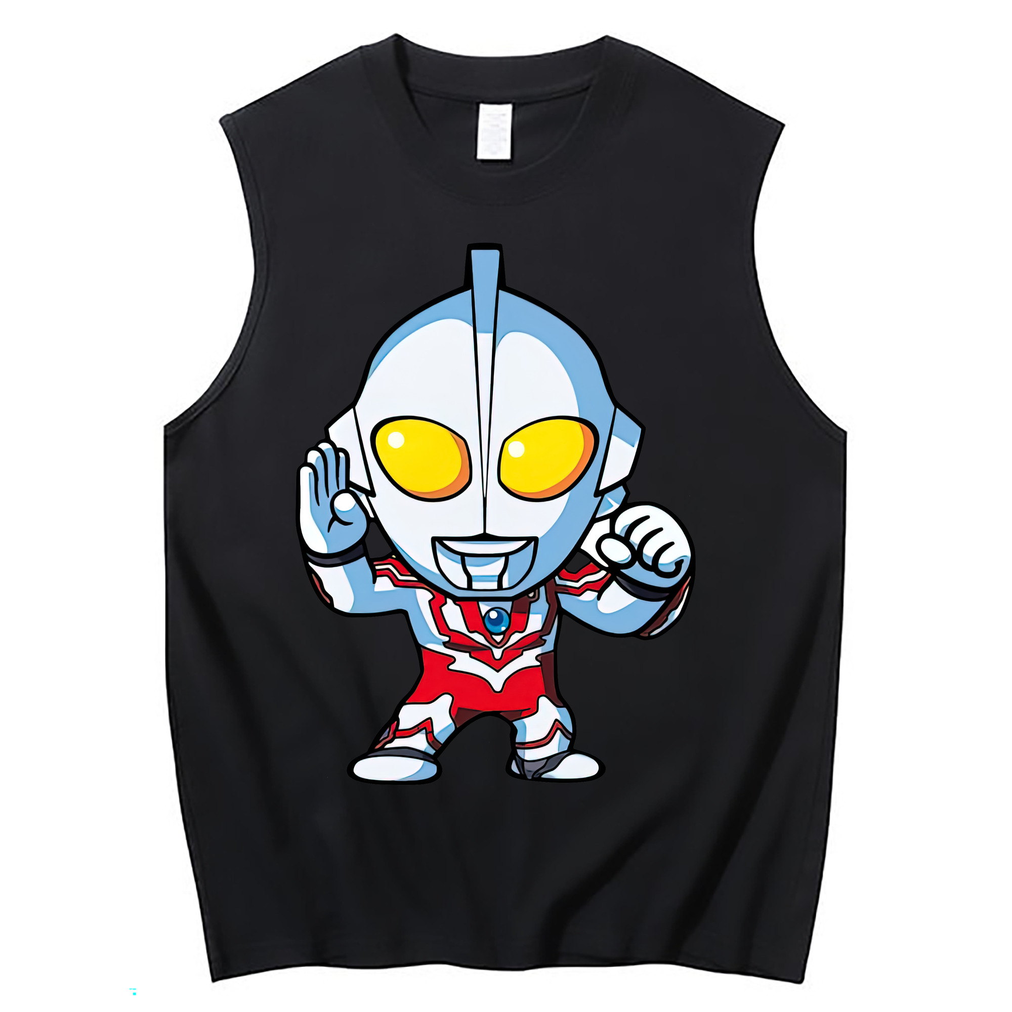 （画像用） ウルトラマン Ultraman コットン100％タンクトップ（フロントプリント）