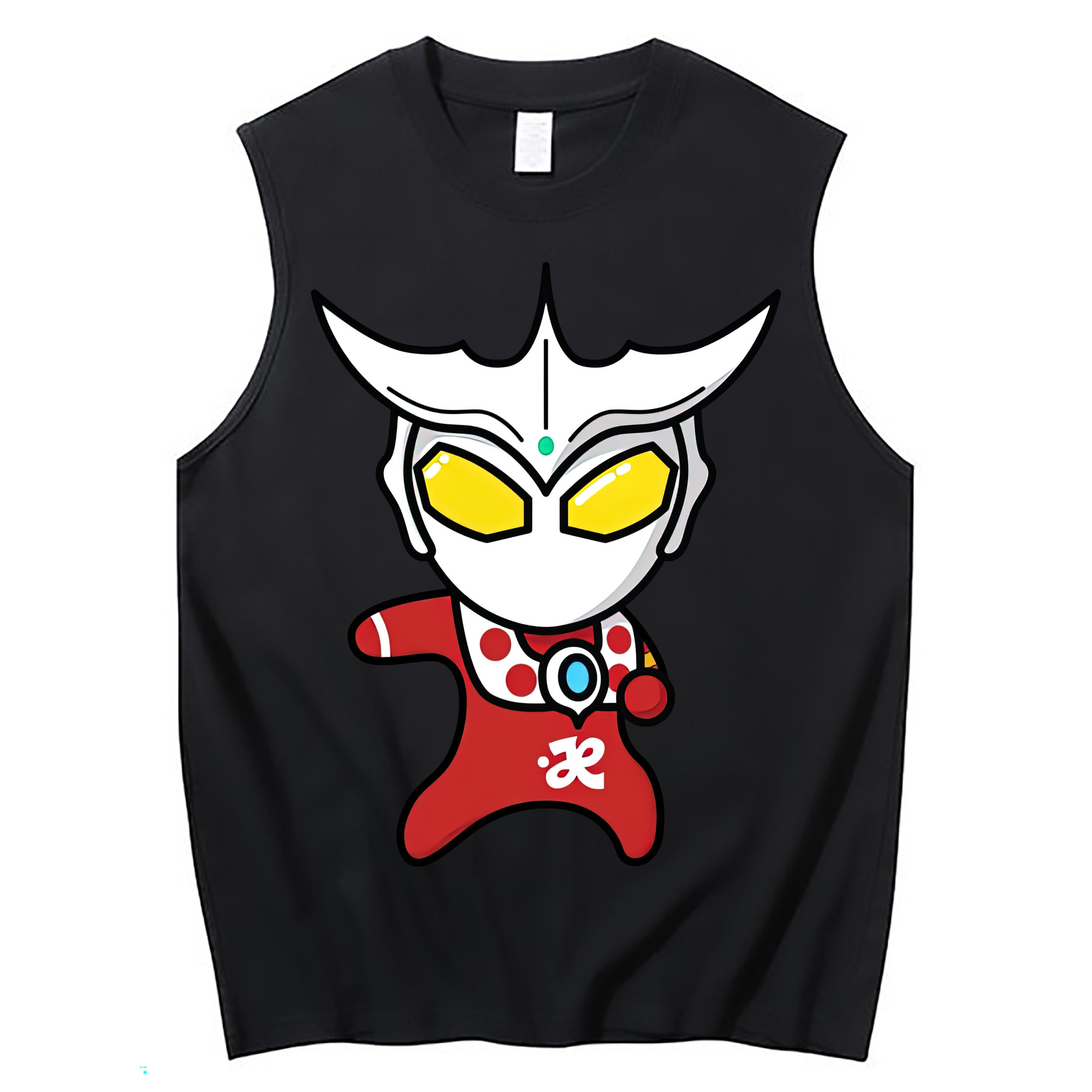 （画像用） ウルトラマン Ultraman コットン100％タンクトップ（フロントプリント）