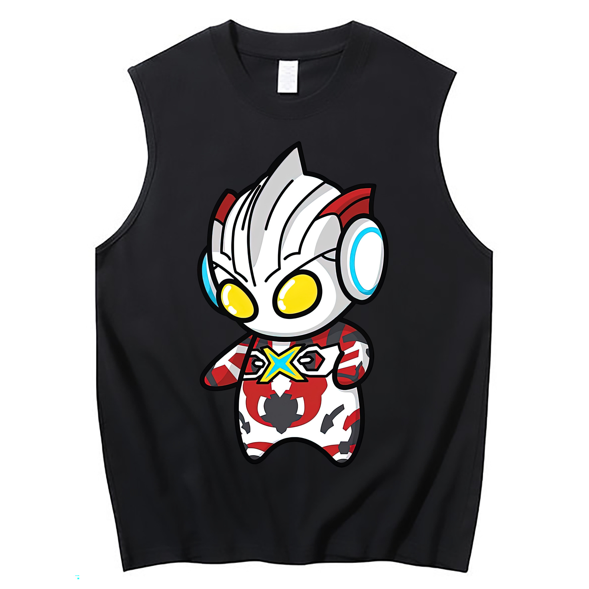 （画像用） ウルトラマン Ultraman コットン100％タンクトップ（フロントプリント）