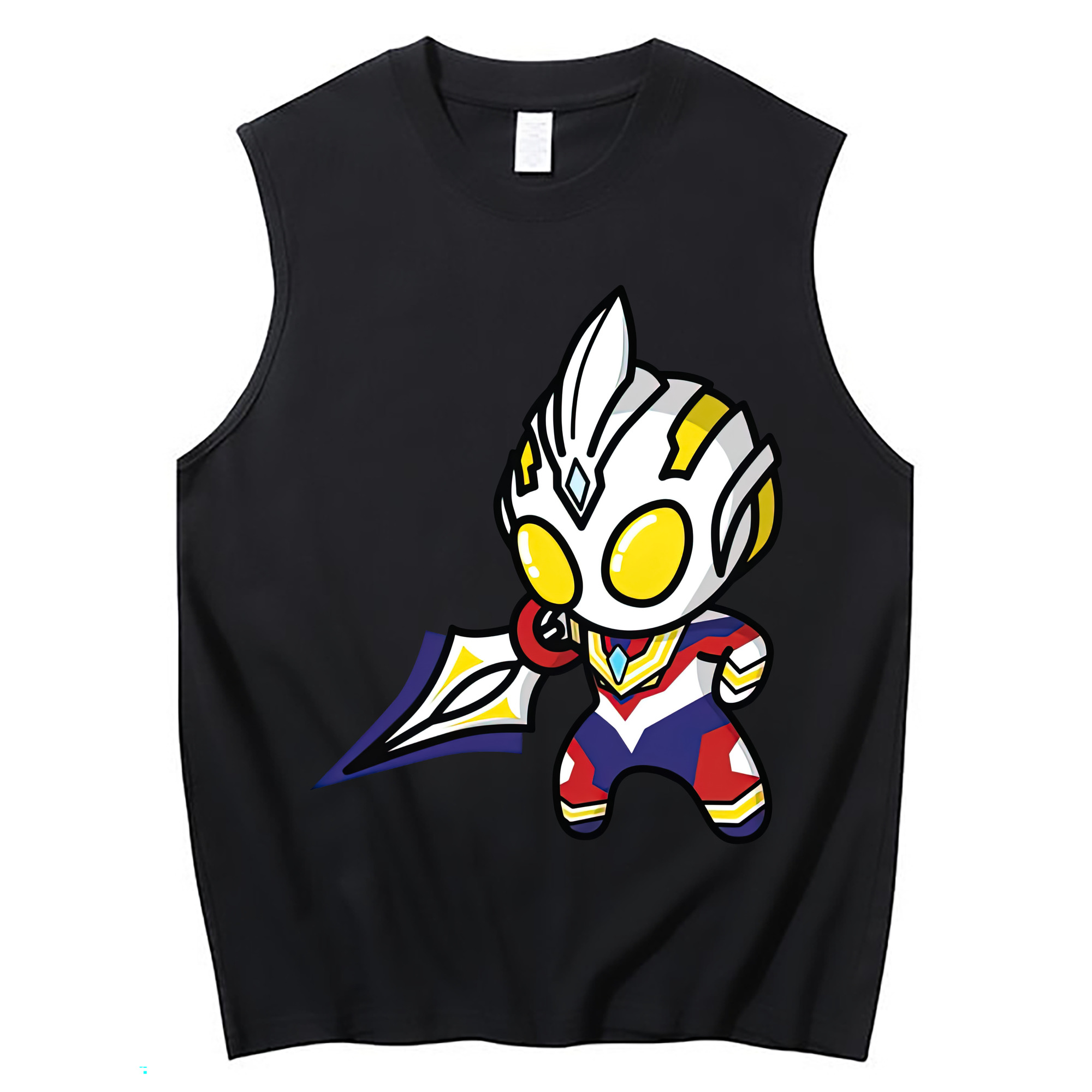 （画像用） ウルトラマン Ultraman コットン100％タンクトップ（フロントプリント）