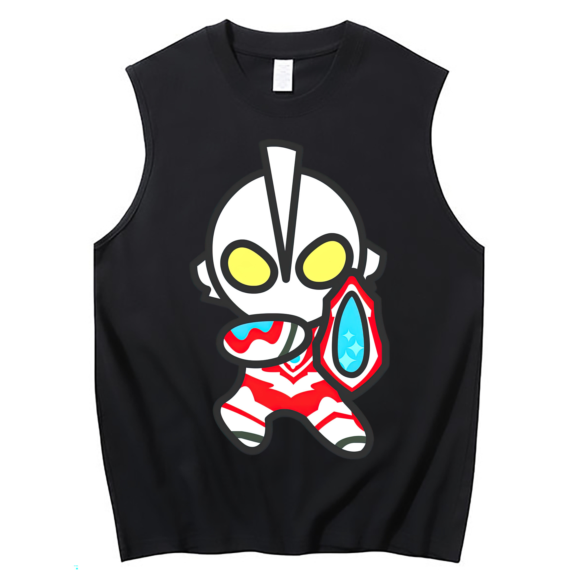 （画像用） ウルトラマン Ultraman コットン100％タンクトップ（フロントプリント）