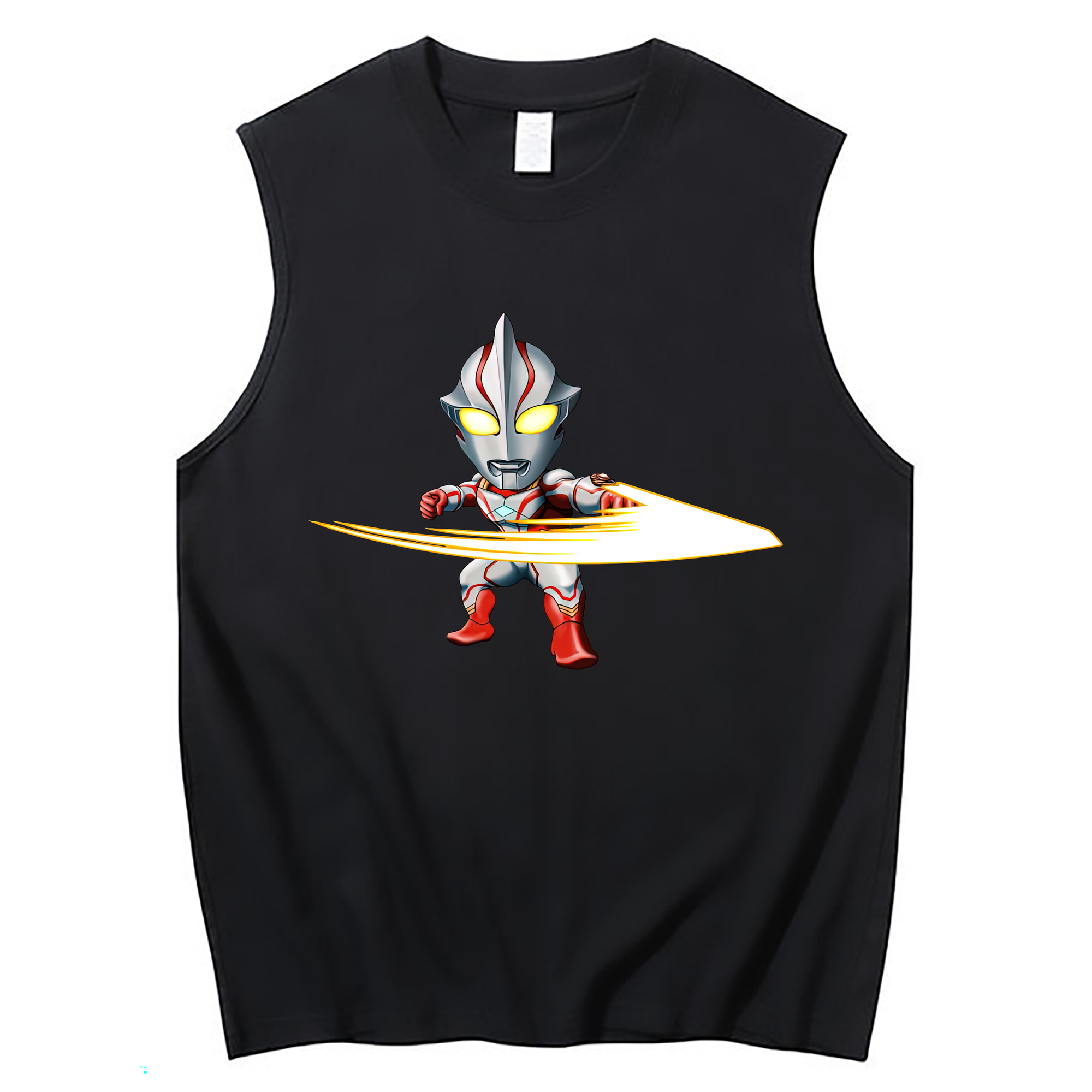 （画像用） ウルトラマン Ultraman コットン100％タンクトップ（フロントプリント）