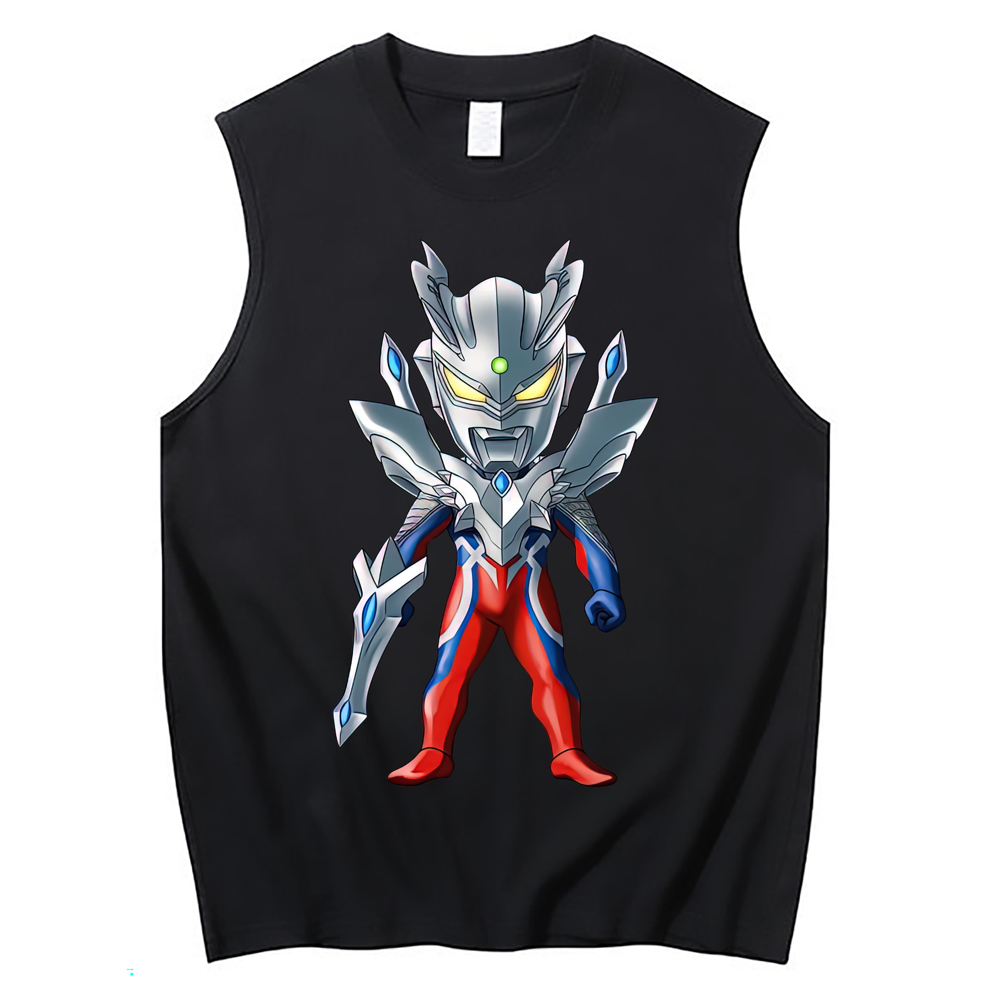 （画像用） ウルトラマン Ultraman コットン100％タンクトップ（フロントプリント）