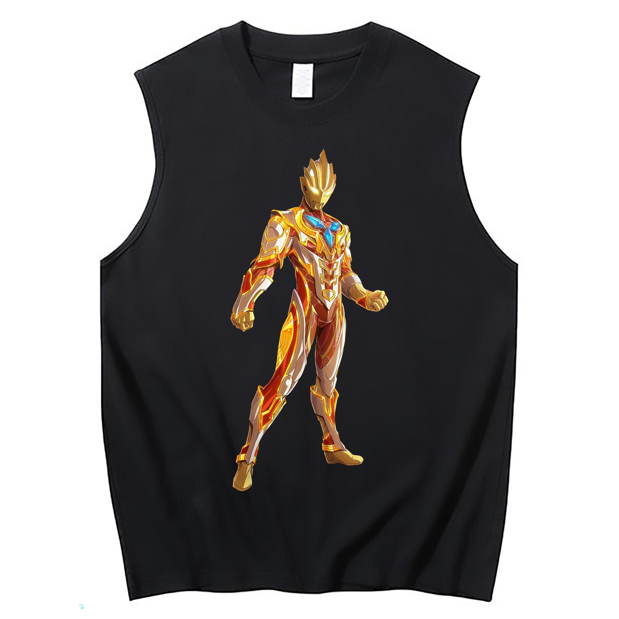 （画像用） ウルトラマン Ultraman コットン100％タンクトップ（フロントプリント）