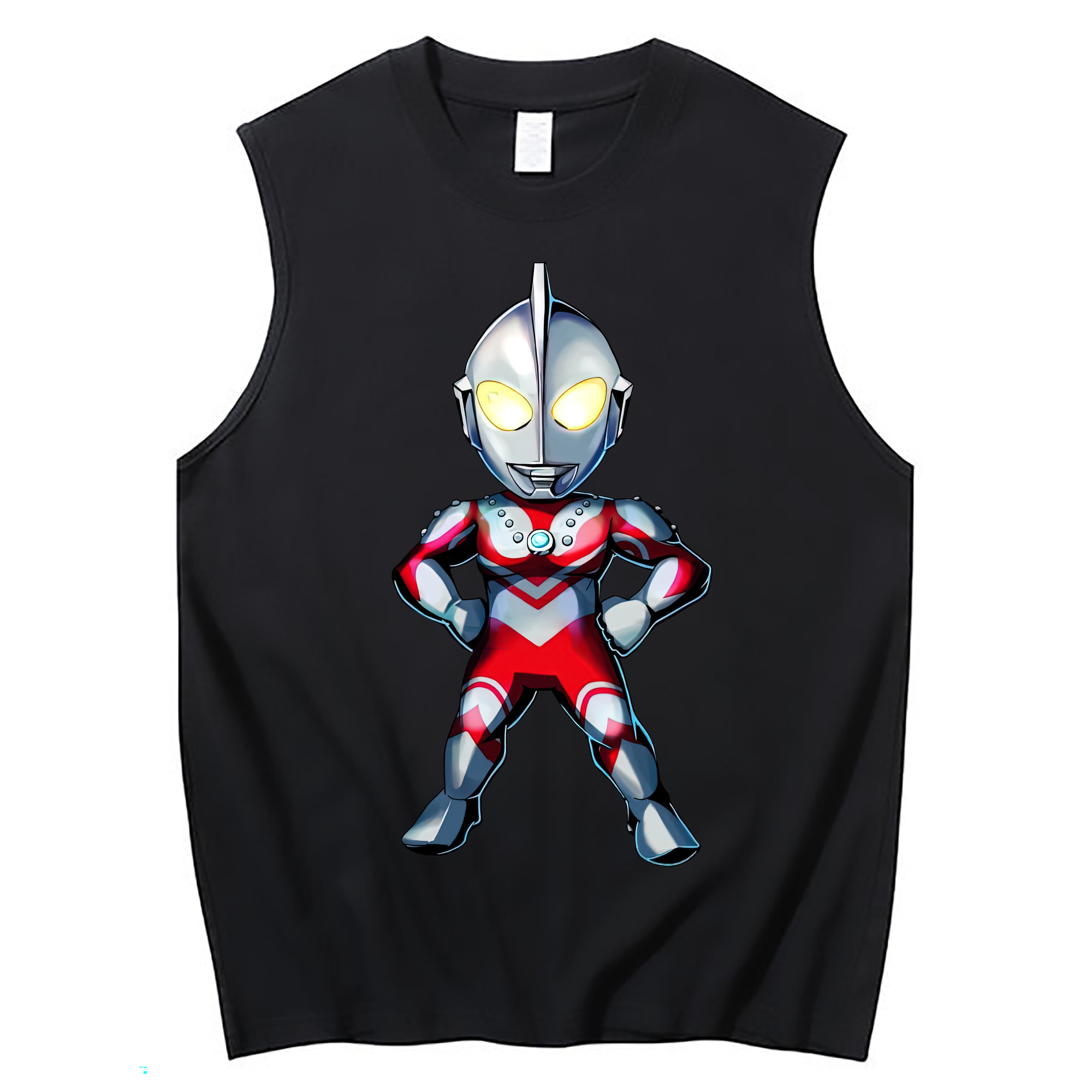 （画像用） ウルトラマン Ultraman コットン100％タンクトップ（フロントプリント）