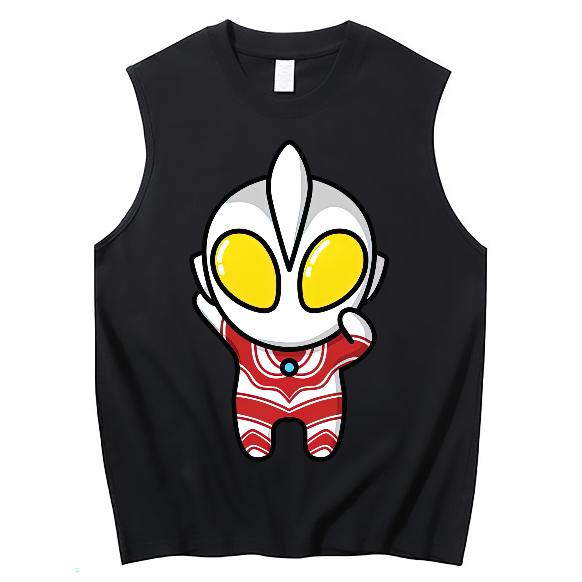 （画像用） ウルトラマン Ultraman コットン100％タンクトップ（フロントプリント）