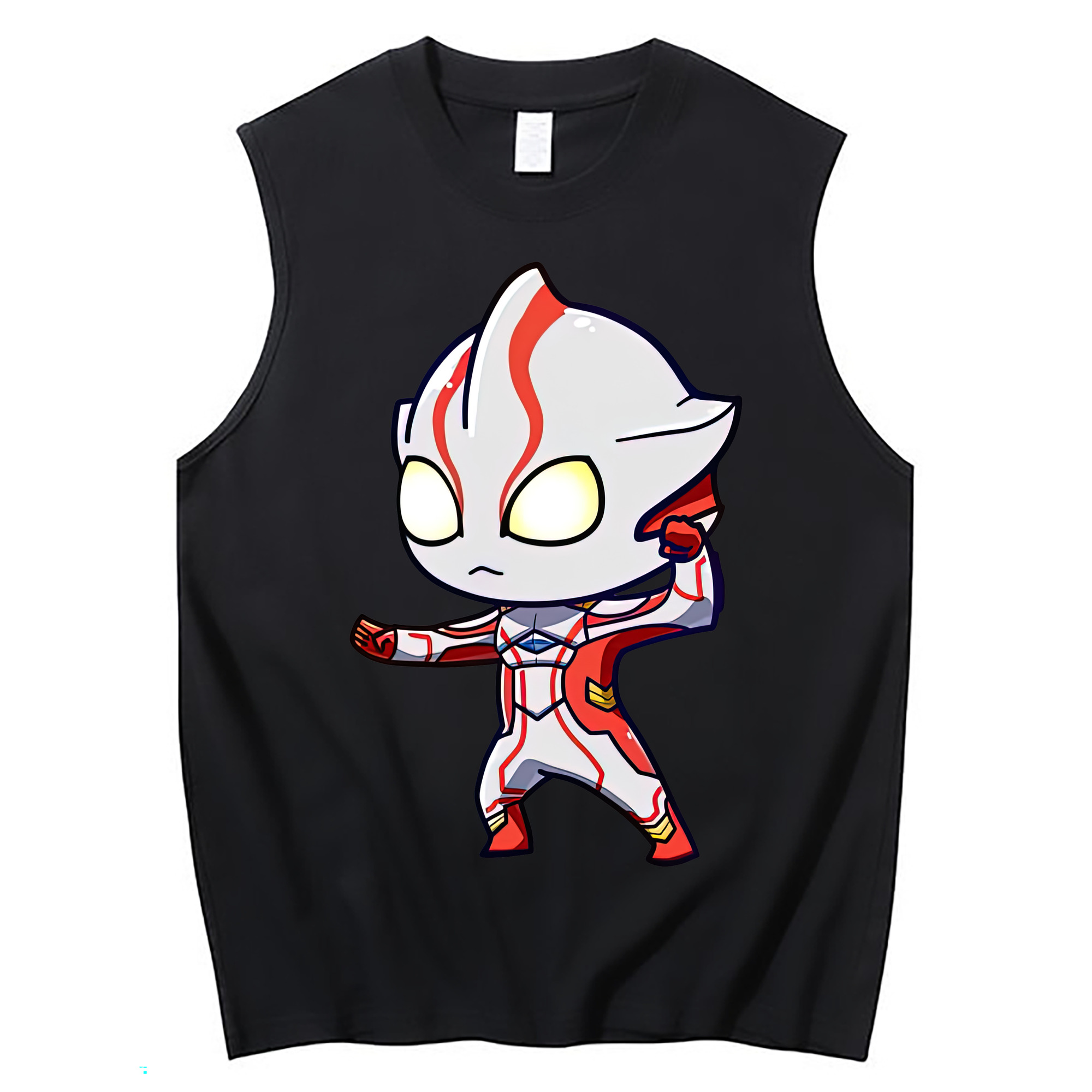 （画像用） ウルトラマン Ultraman コットン100％タンクトップ（フロントプリント）