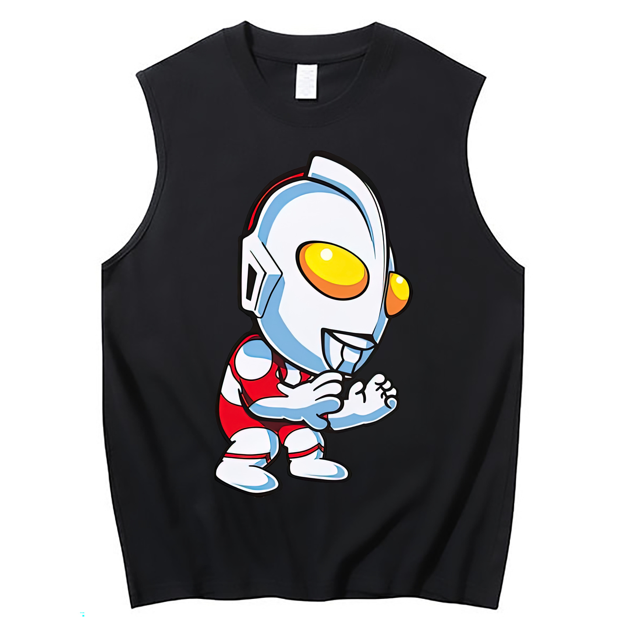 （画像用） ウルトラマン Ultraman コットン100％タンクトップ（フロントプリント）