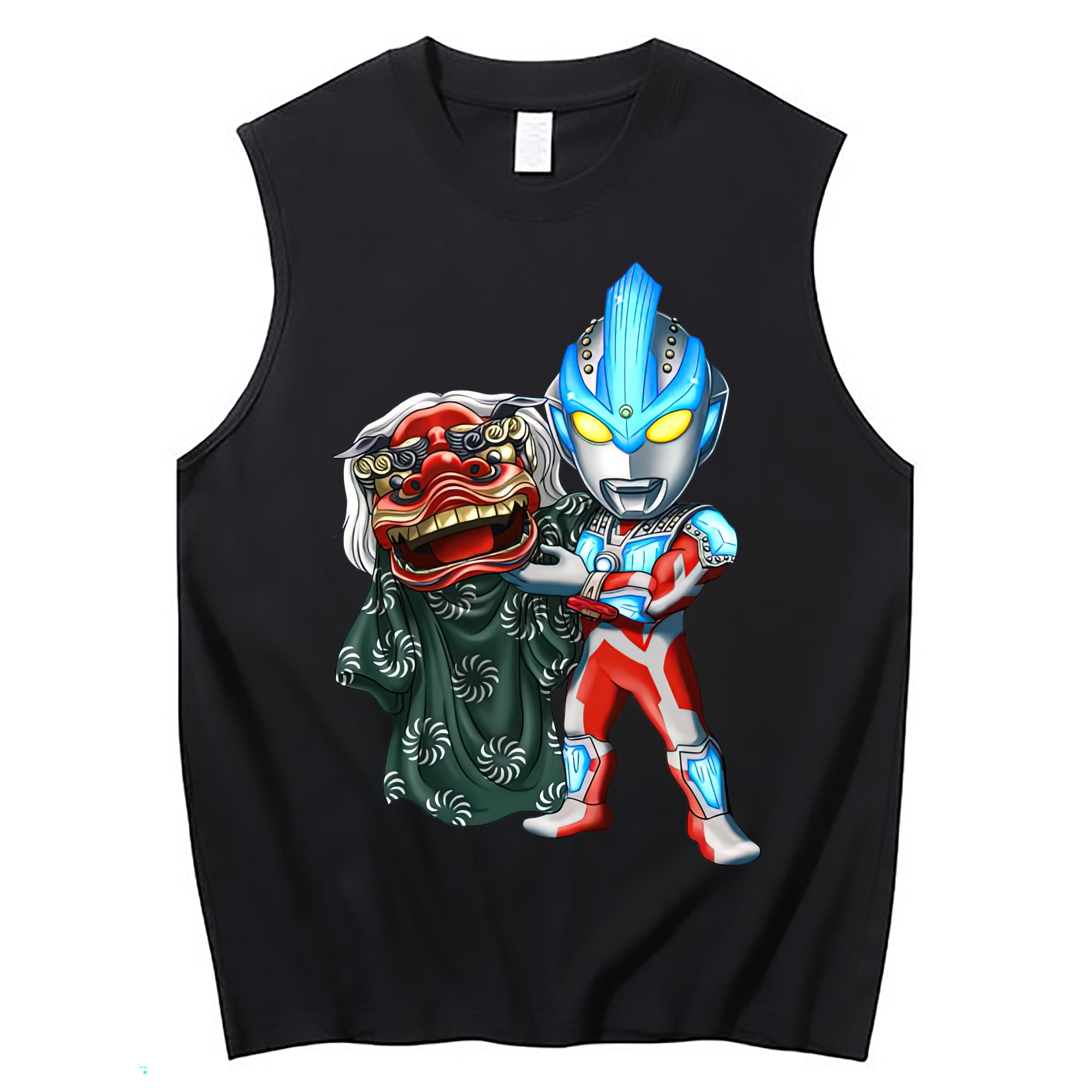 （画像用） ウルトラマン Ultraman コットン100％タンクトップ（フロントプリント）