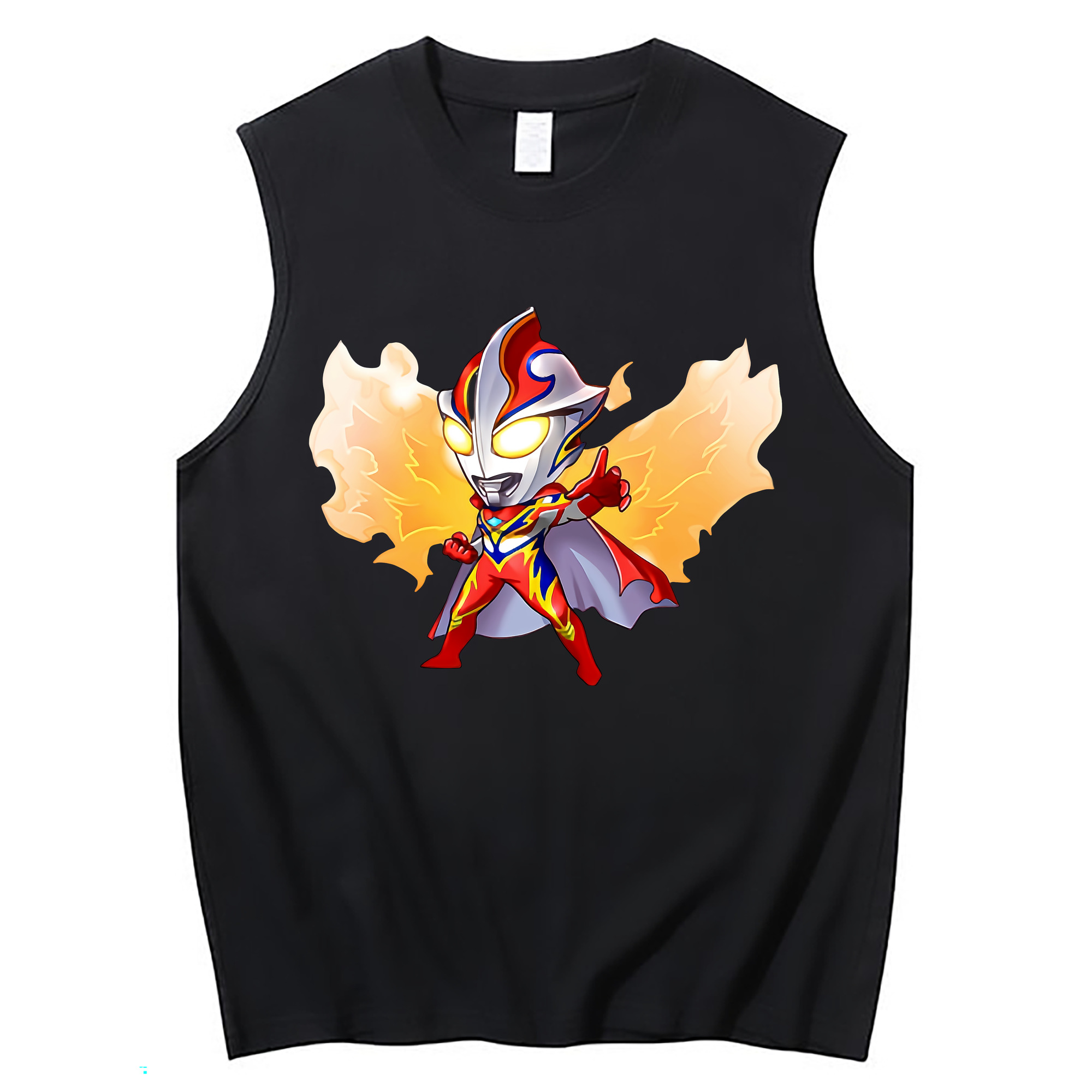 （画像用） ウルトラマン Ultraman コットン100％タンクトップ（フロントプリント）