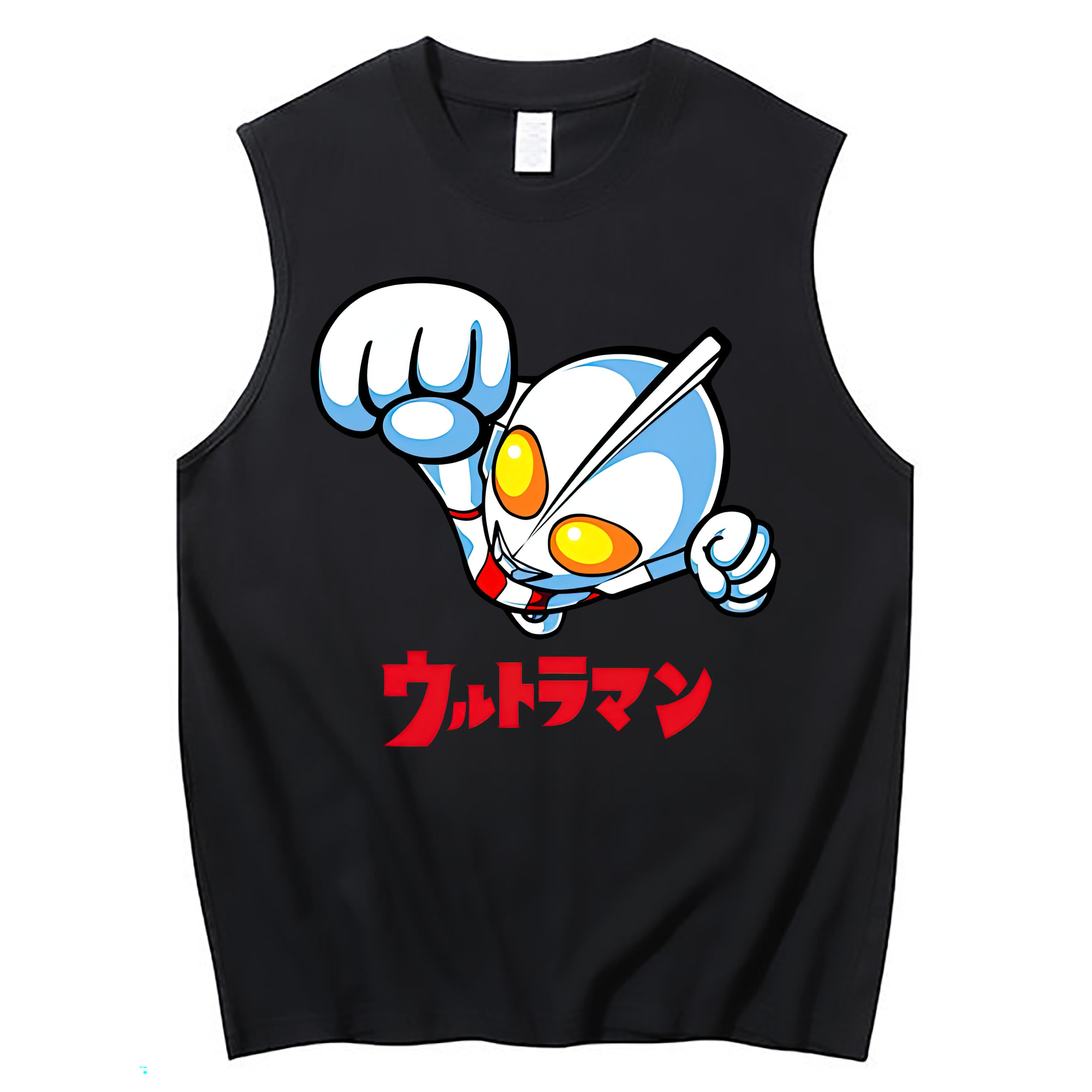 （画像用） ウルトラマン Ultraman コットン100％タンクトップ（フロントプリント）