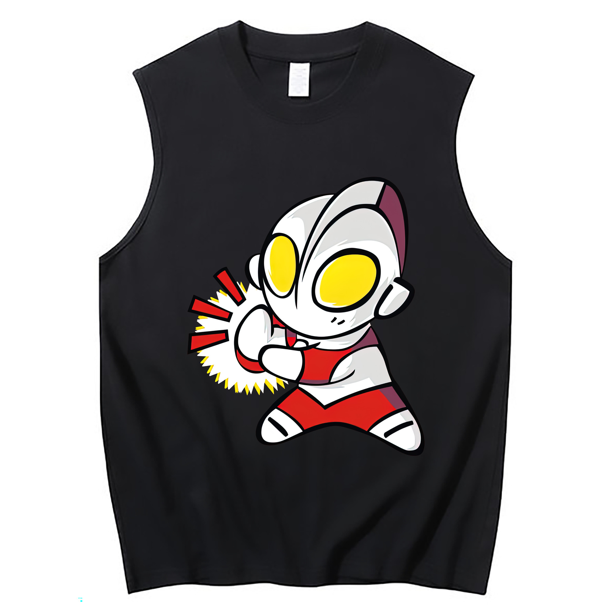 （画像用） ウルトラマン Ultraman コットン100％タンクトップ（フロントプリント）
